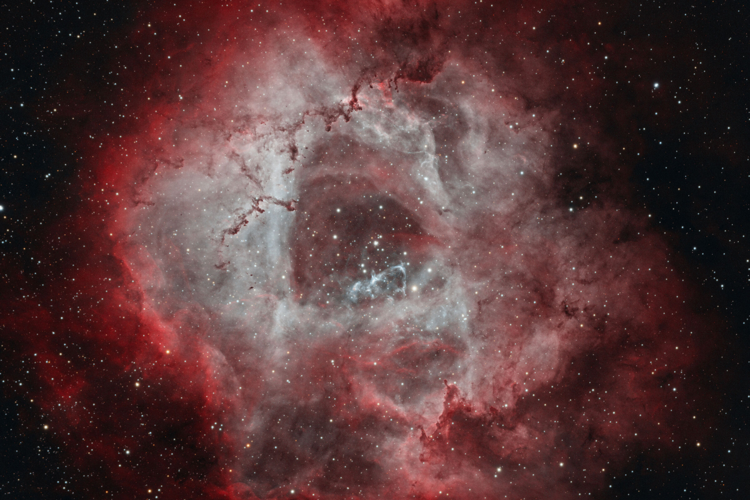 Nebulosa Rosetta (ngc2237) hoorgb
