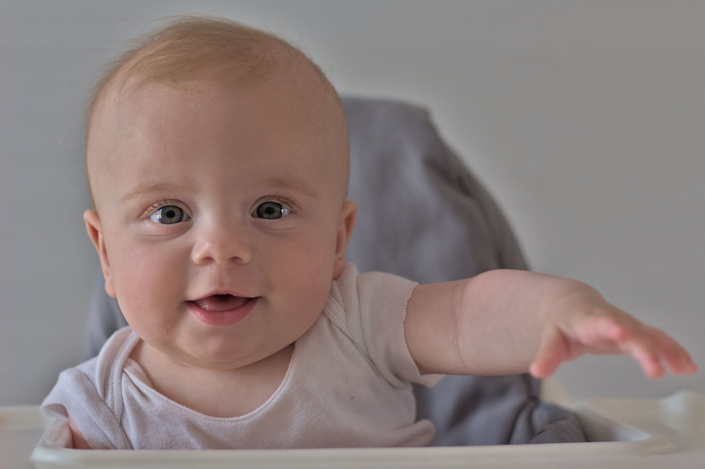 Vittoria and the high chair