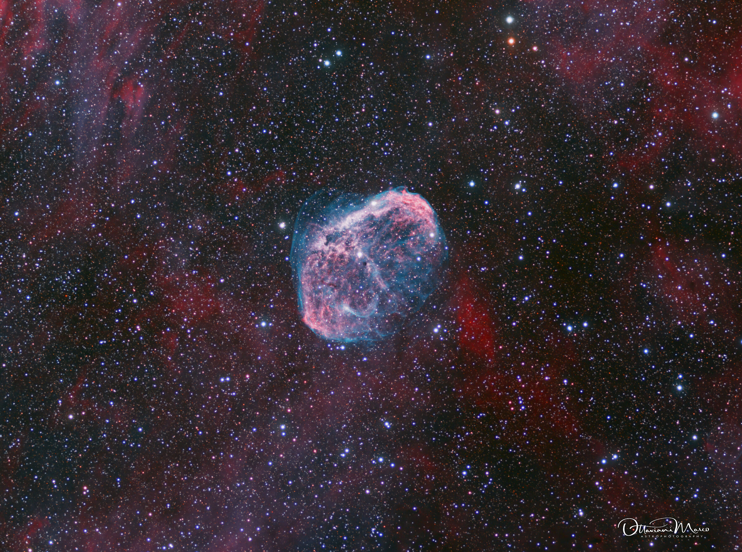ngc6888  nebulosa crescente