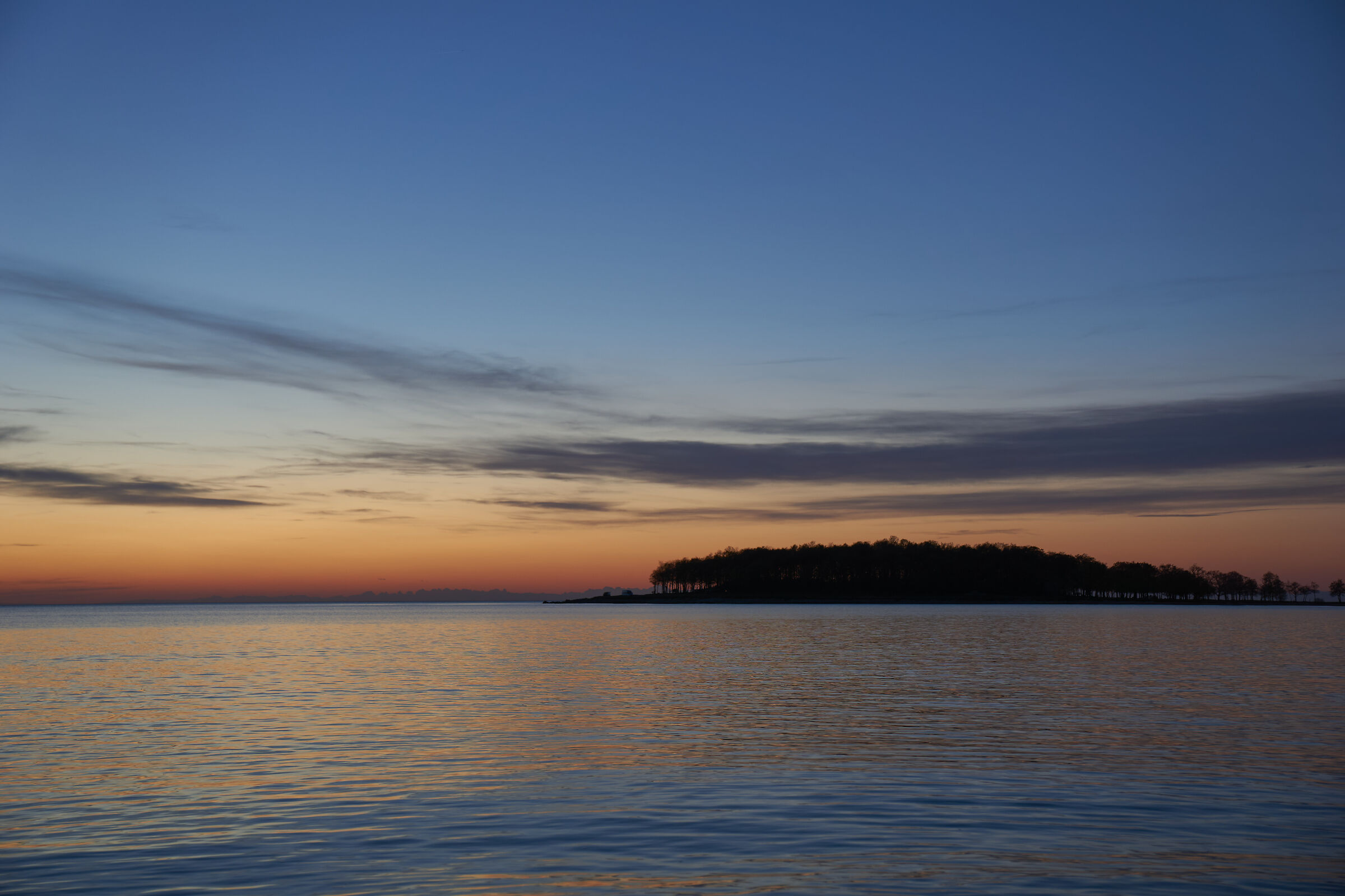 peninsula at sunset