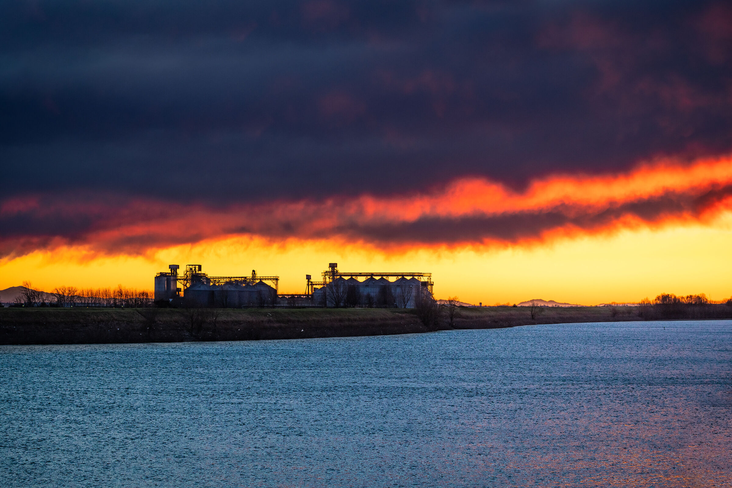 Clouds at sunset