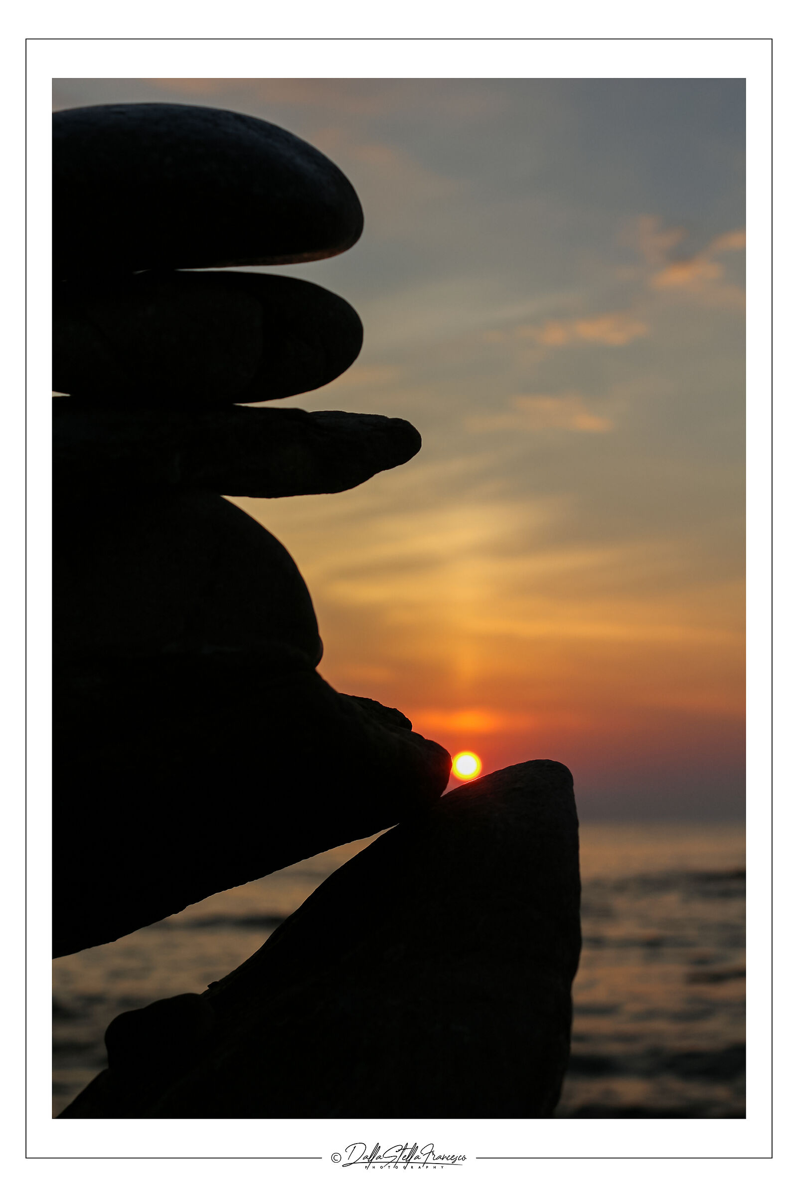 Ciottoli in bilico e sun pillar