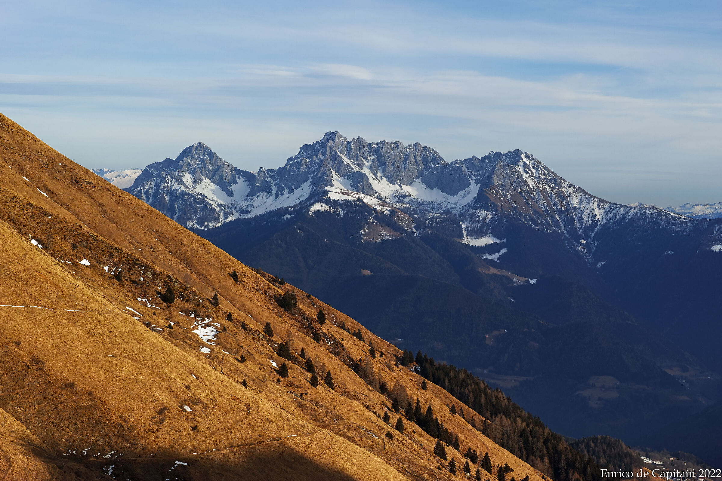 Il Pizzo Camino dal passo della Manina