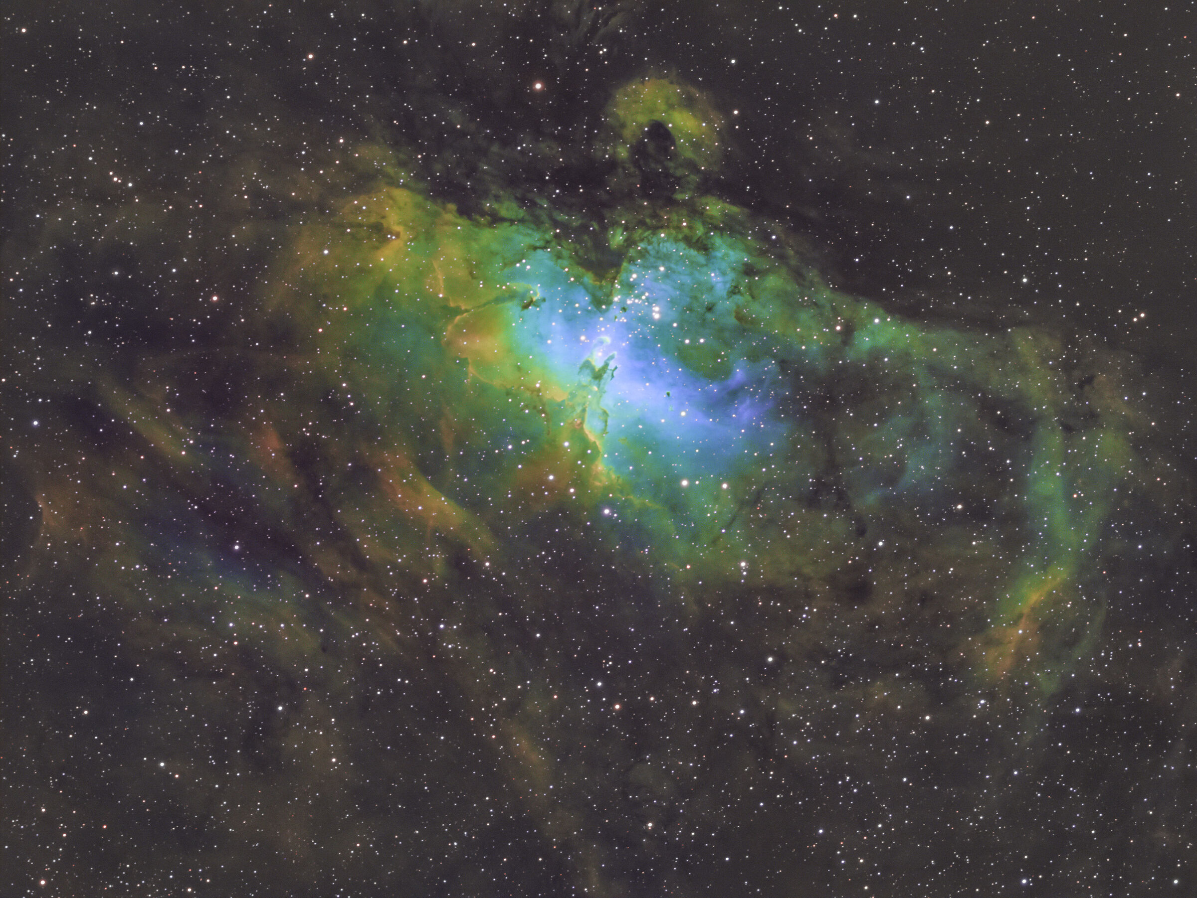 Eagle Nebula and Pillars of Creation
