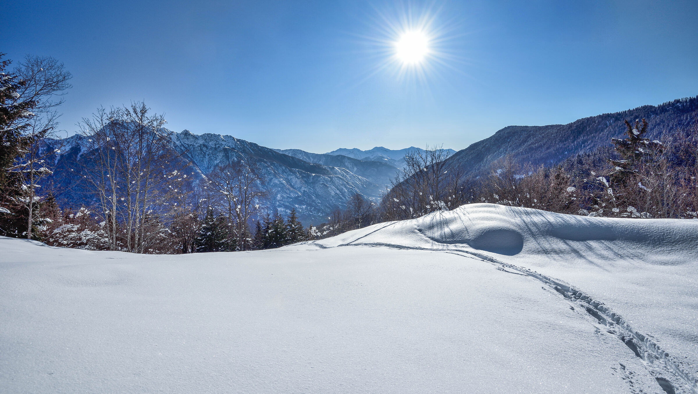 snowshoeing Foppiano di Crodo-Alpe Voma-Alpe Prepiana s