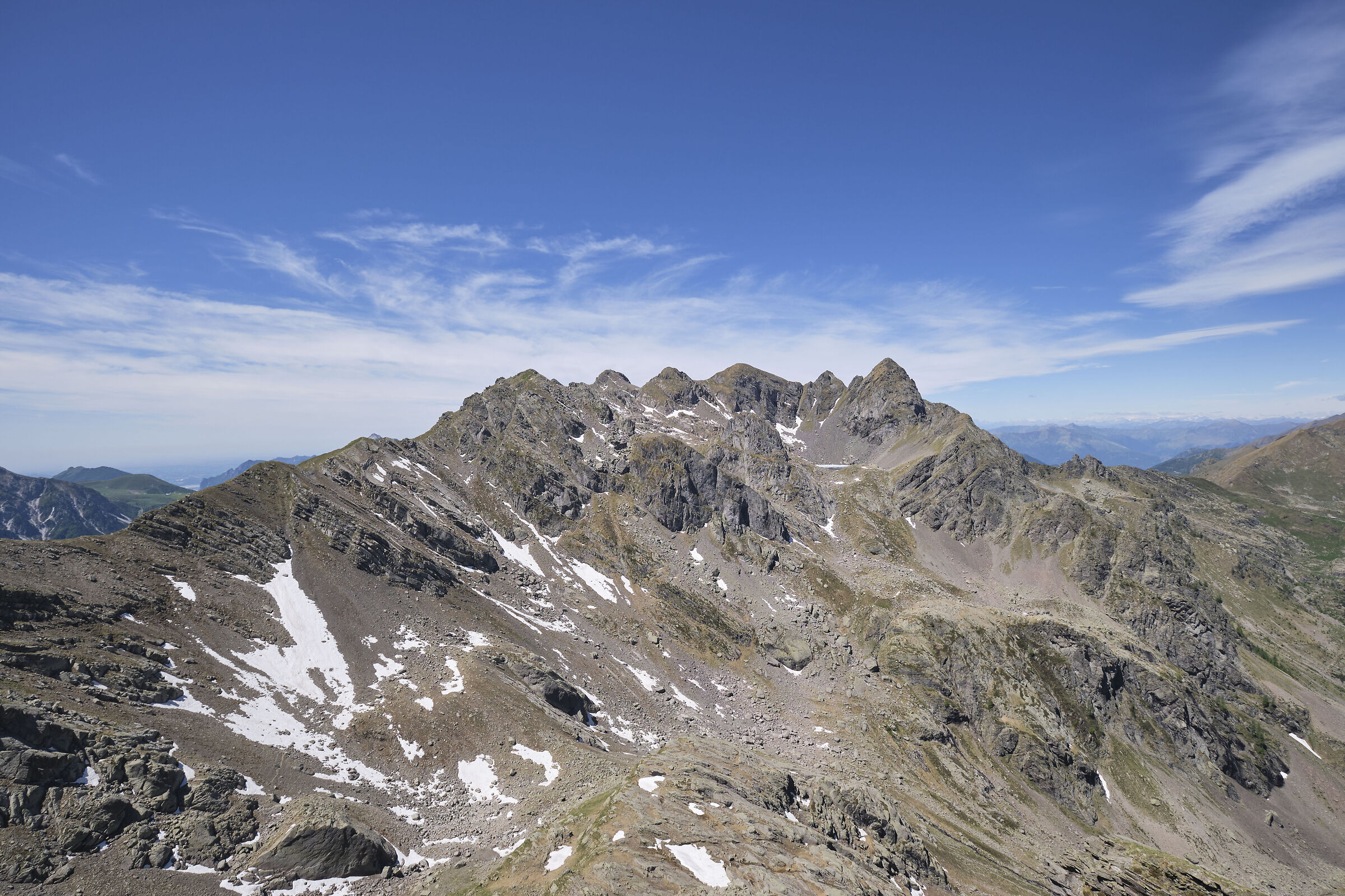 Vista da Cima Piazzotti (Zona rifugio Benigni)