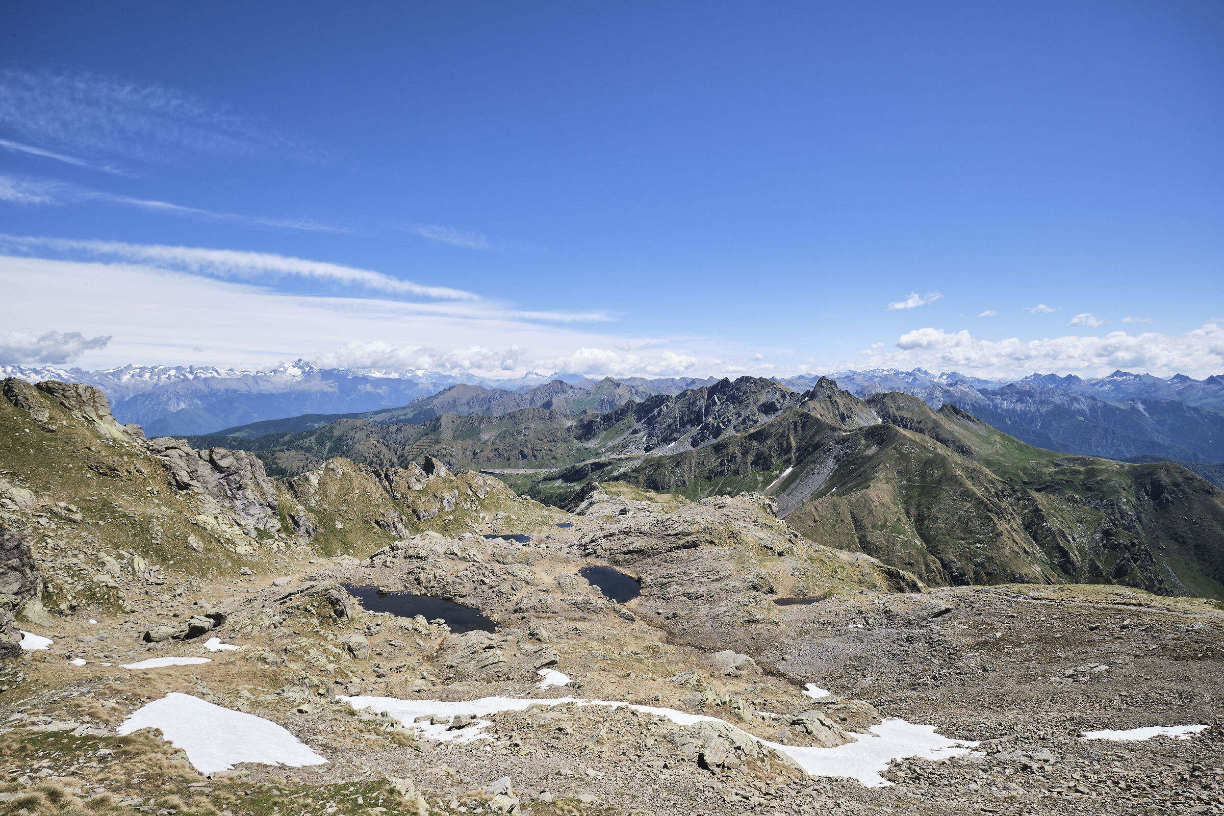 Vista da Cima Piazzotti (Zona rifugio Benigni)
