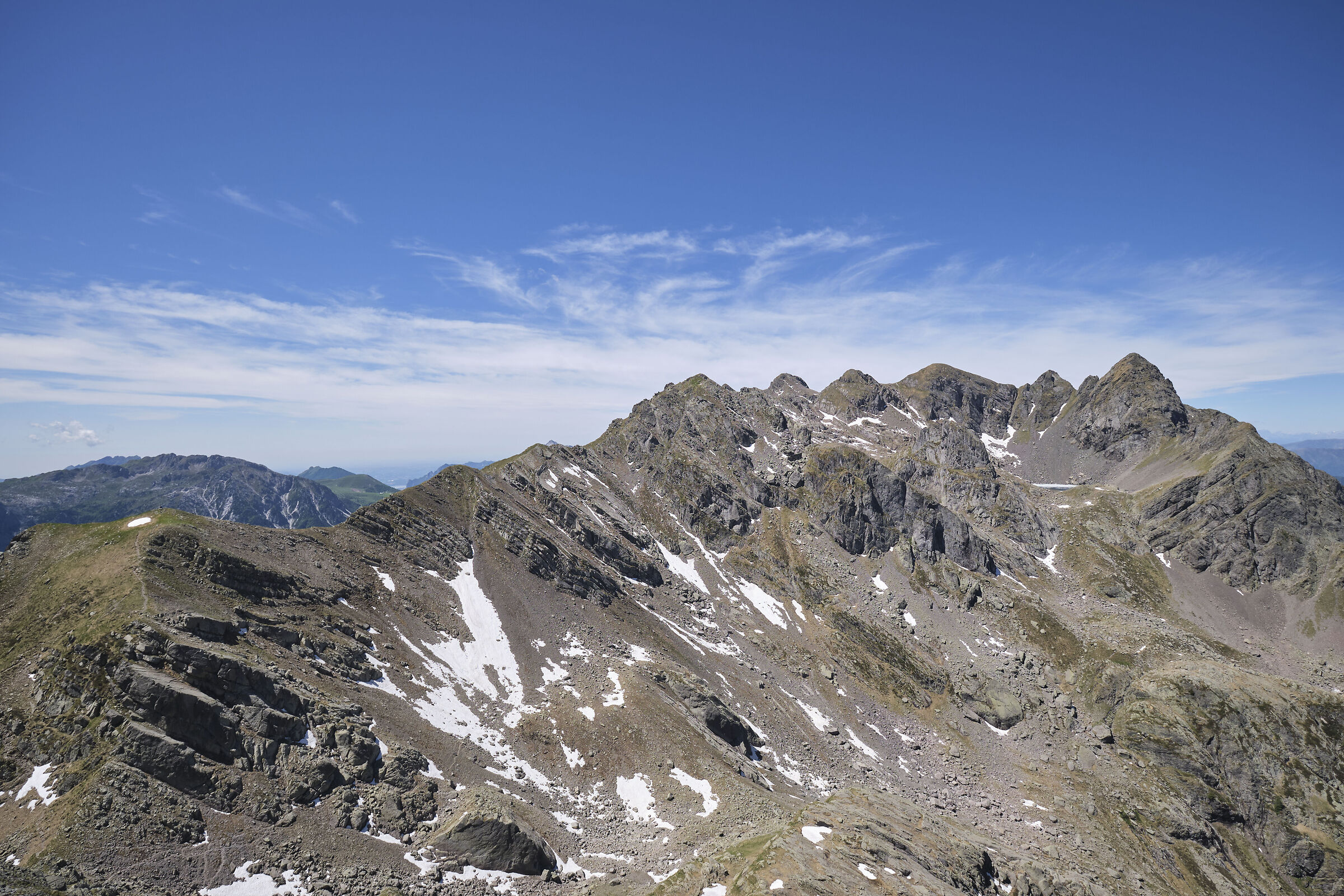 Vista da Cima Piazzotti (zona Rifugio Benigni)