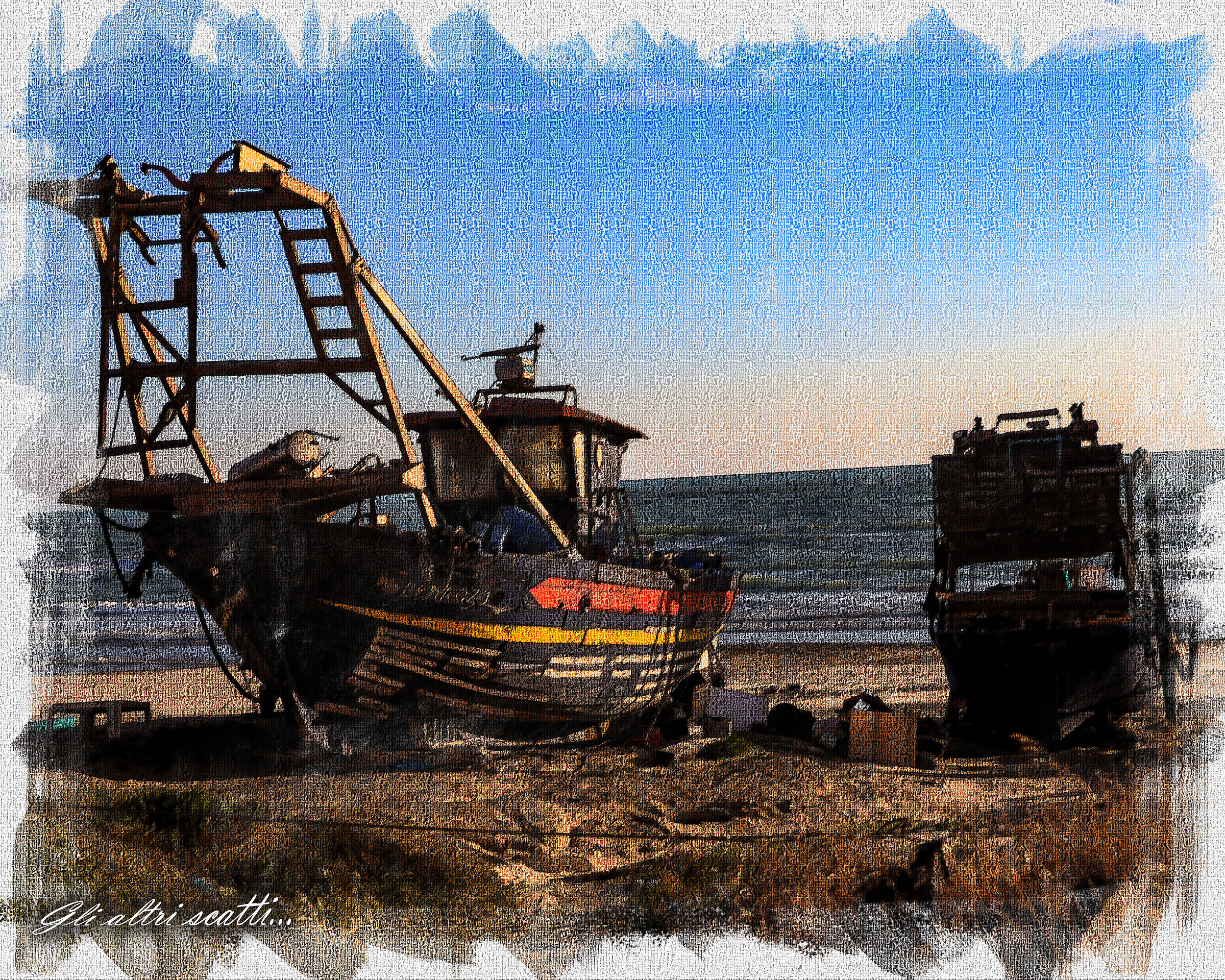 Pescherecci al tramonto