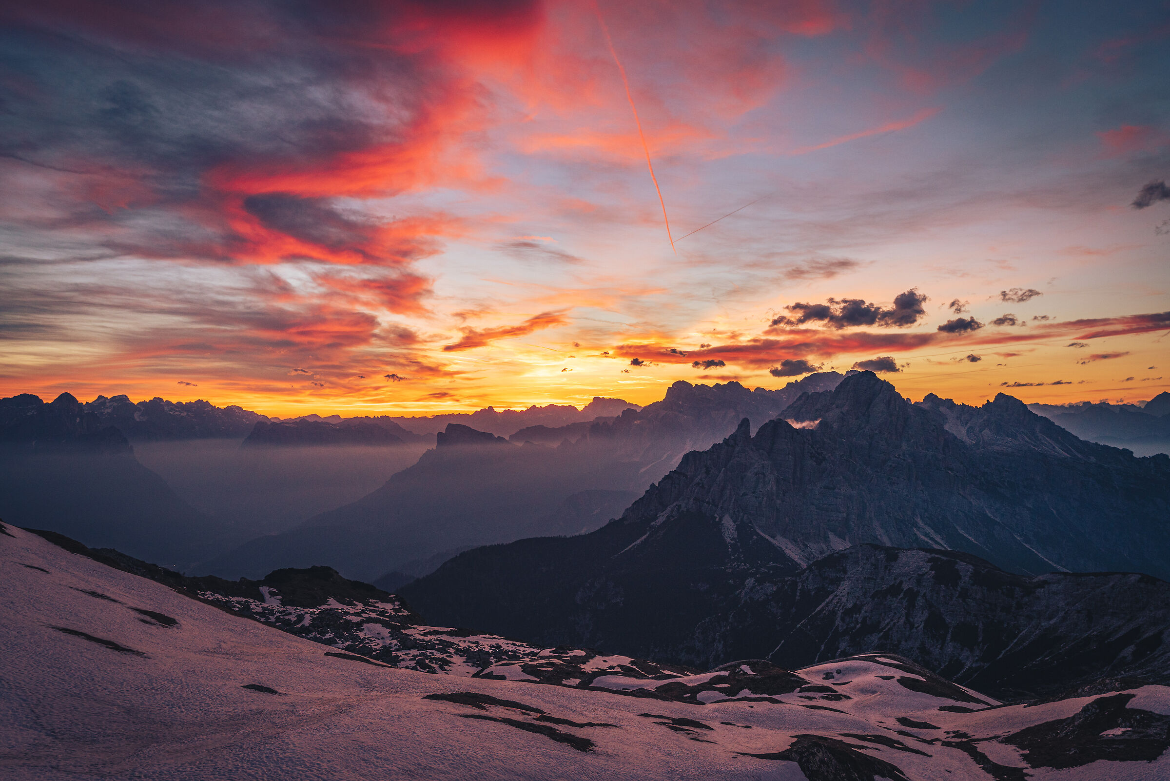 The most beautiful sunset I have experienced so far