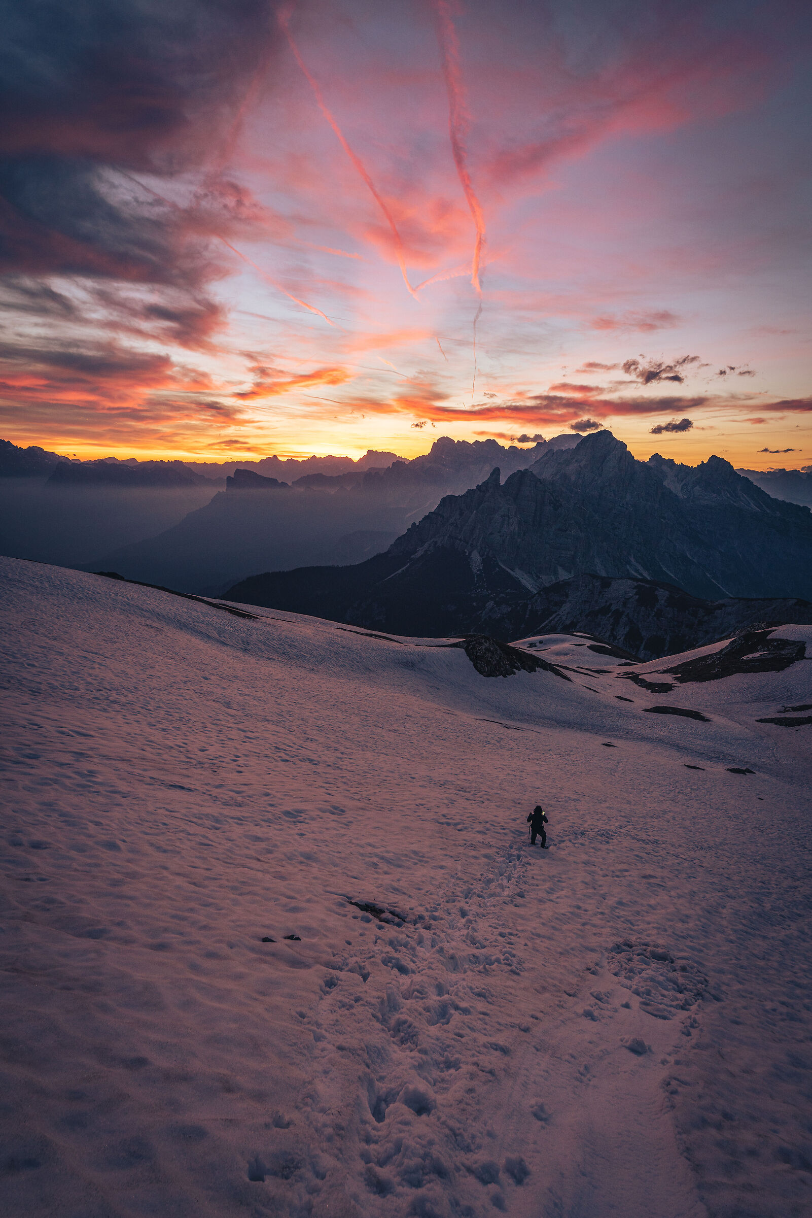 Ammirando il cielo, estasiati
