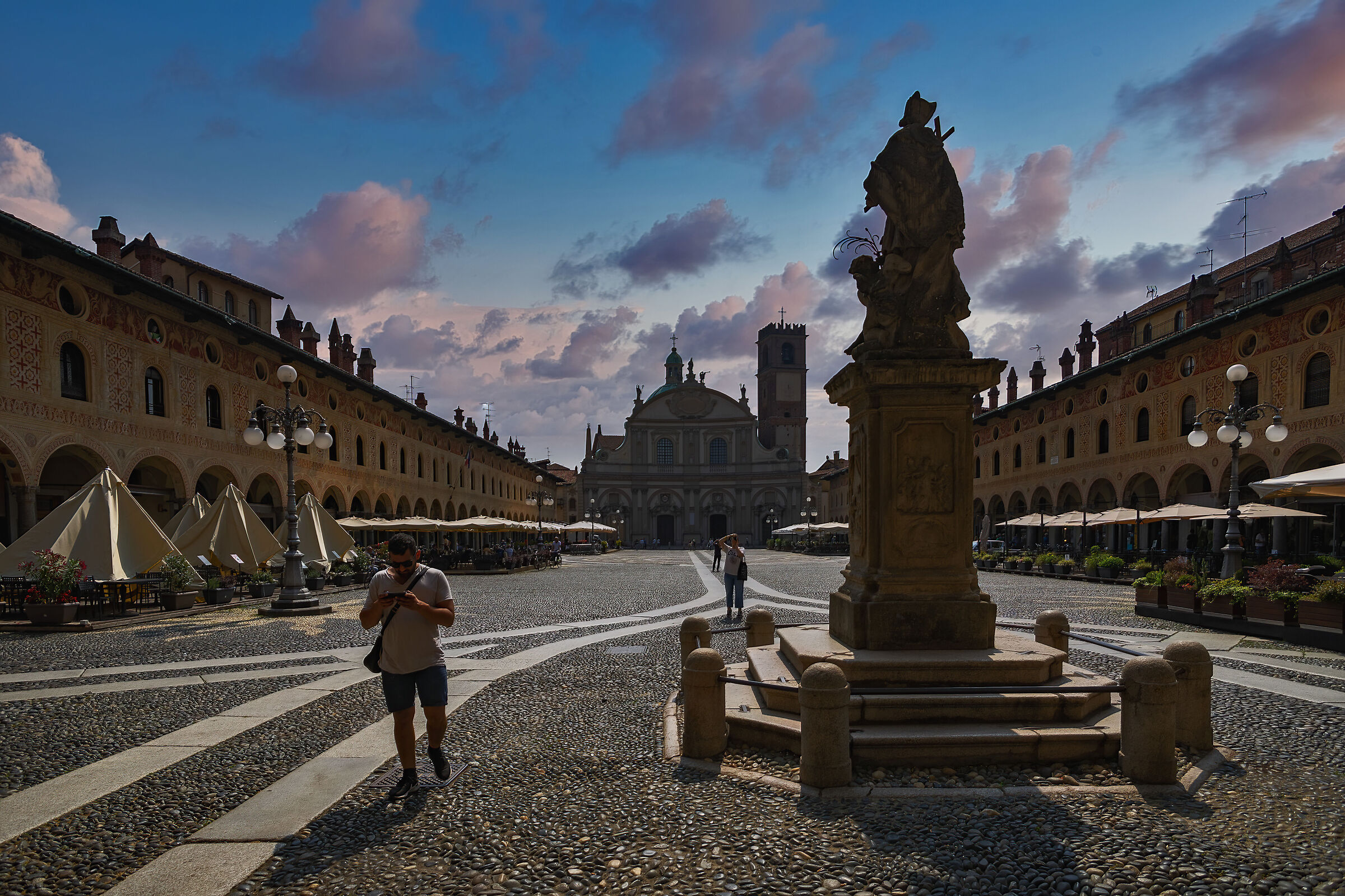 Photographers in the square