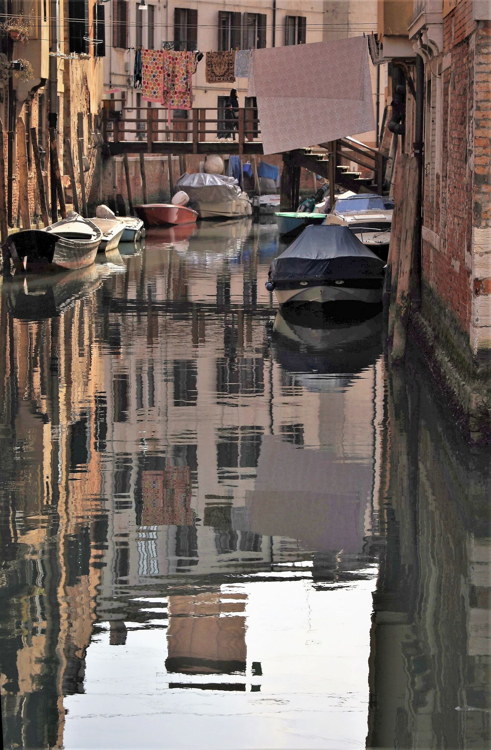Venice: beautiful reflection and natural 3