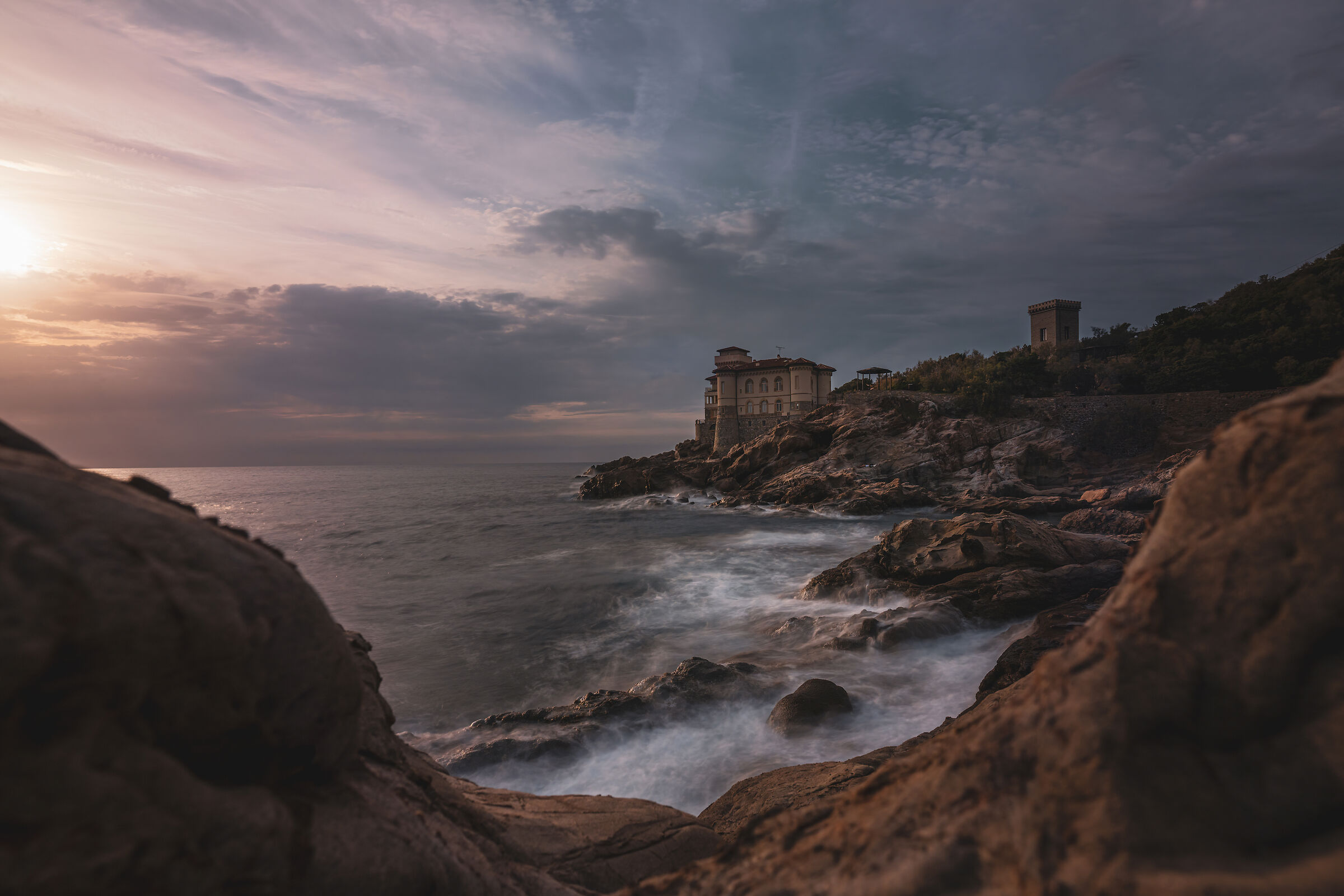 Castel Sonnino at sunset