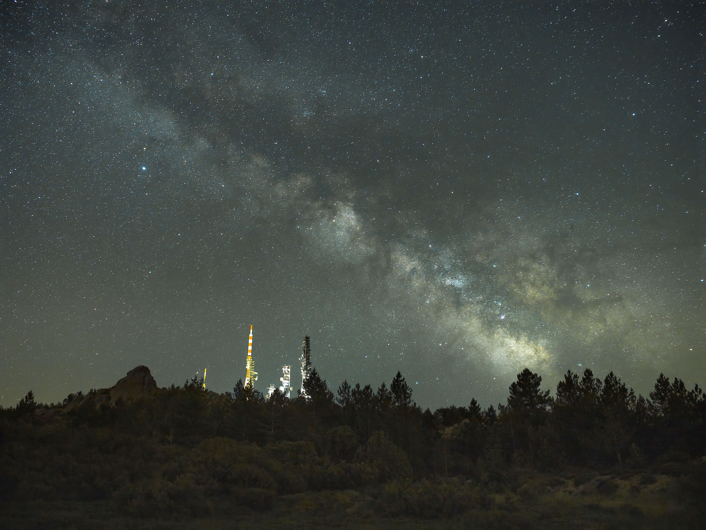 Via lattea su base usaf