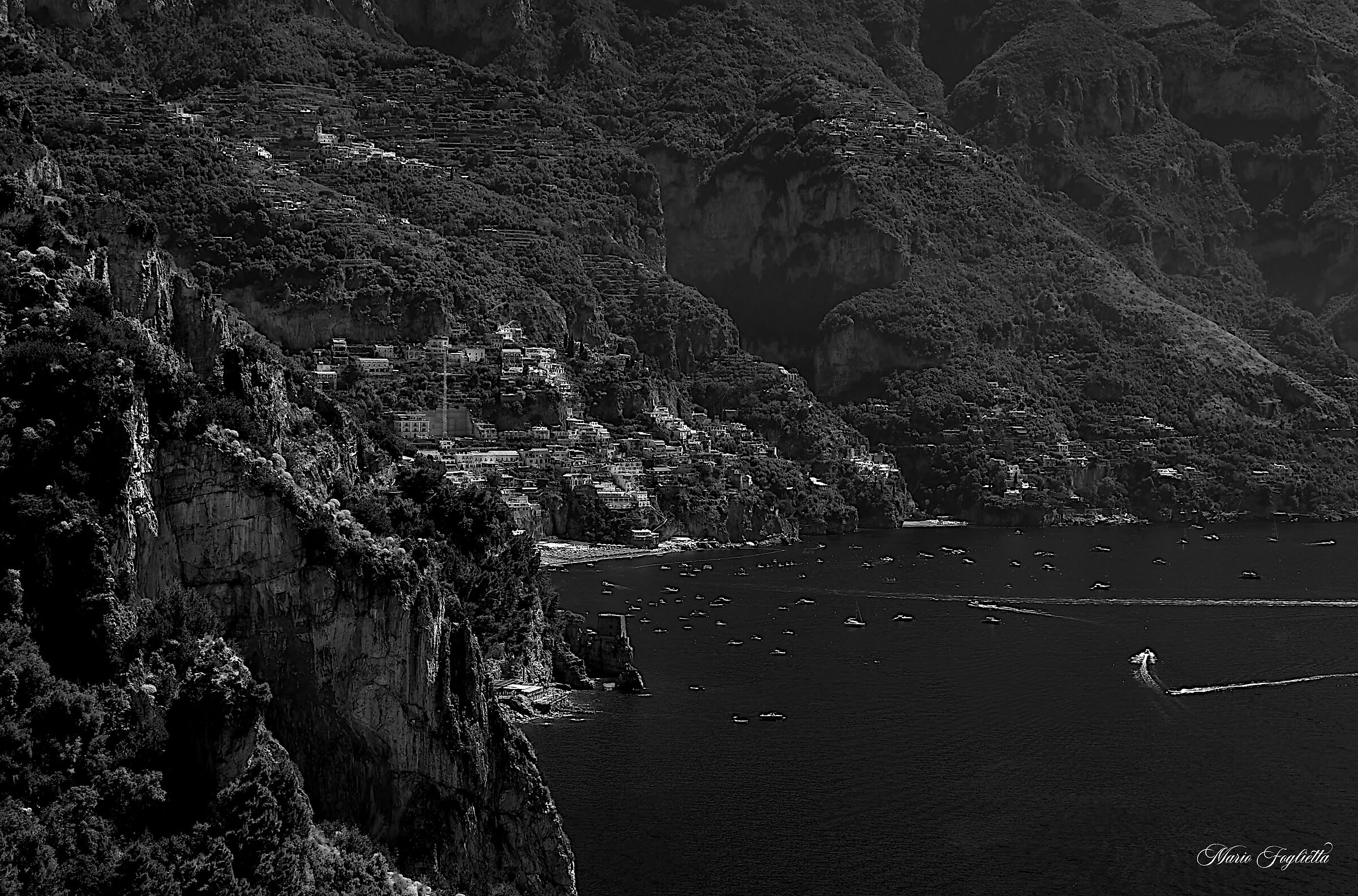 A window on Positano