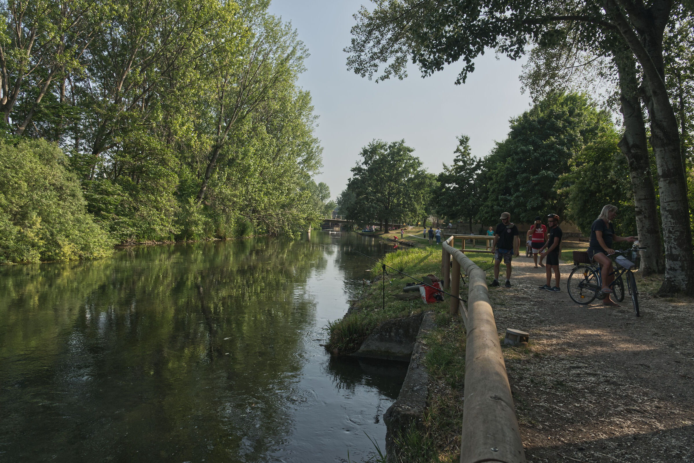 Cycling along the Mincio
