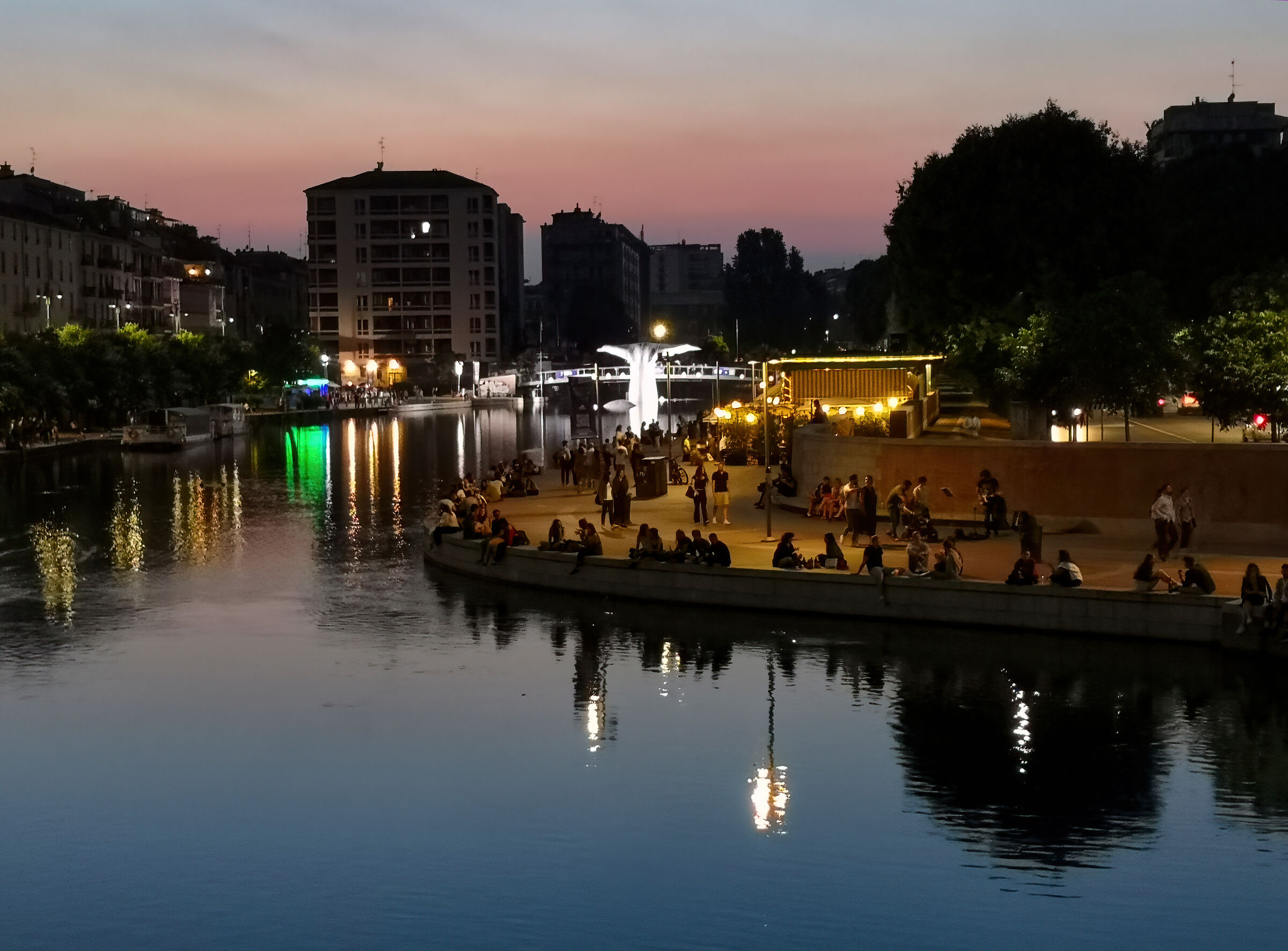 La nuova darsena di Milano
