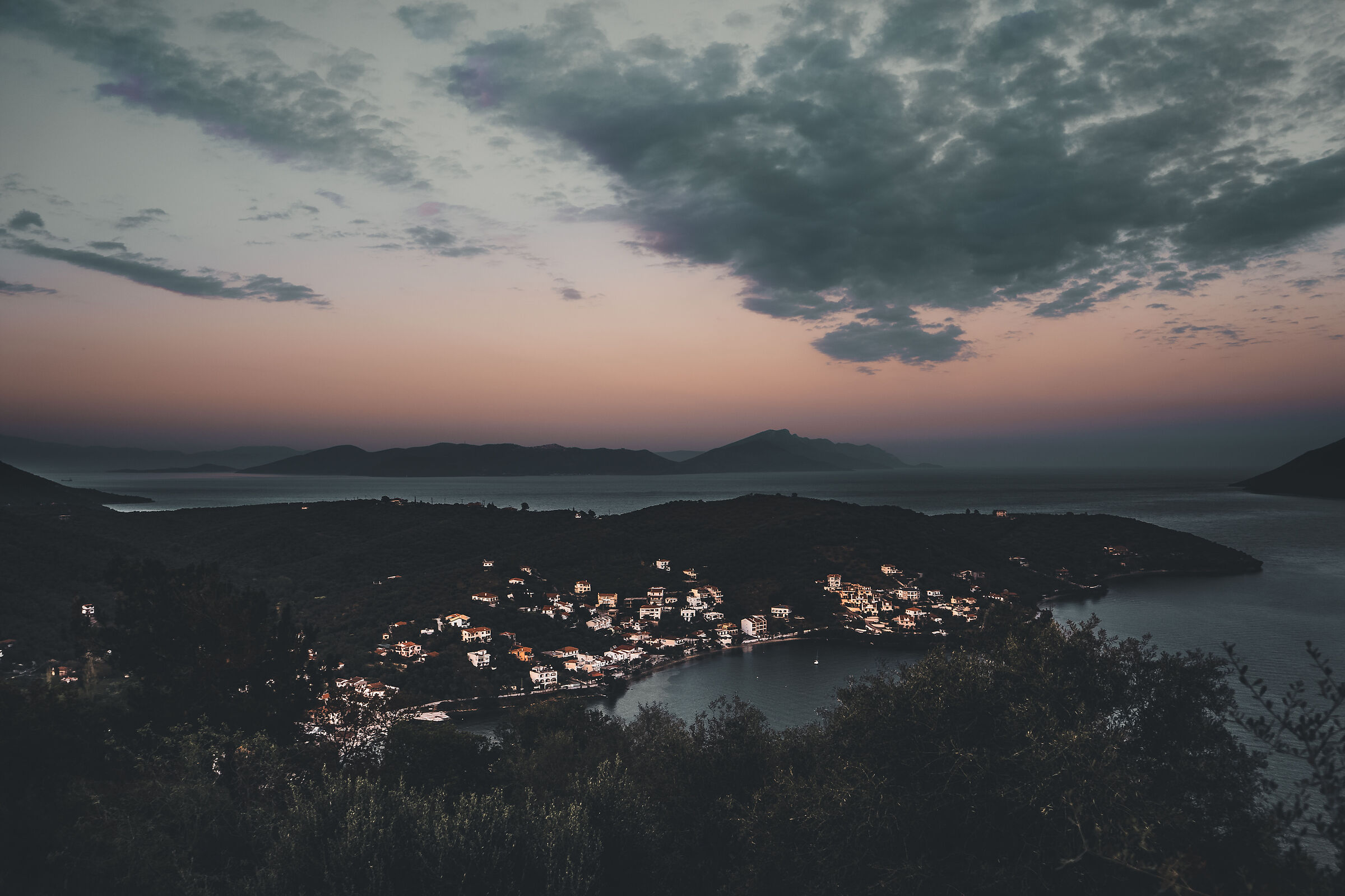 Vista dal Kástro di Pteleos