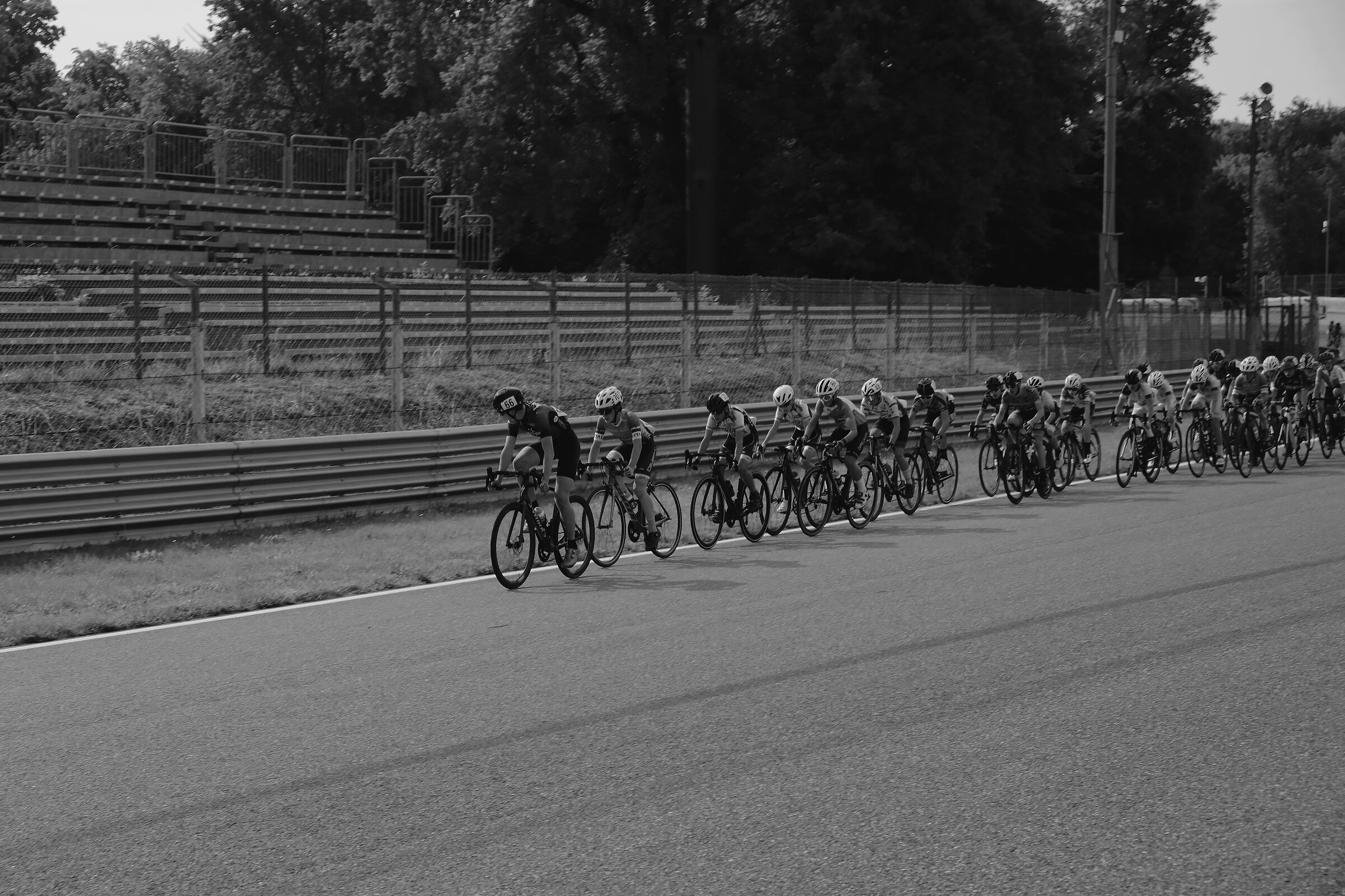 Look ahead and never turn around! ( b & w )