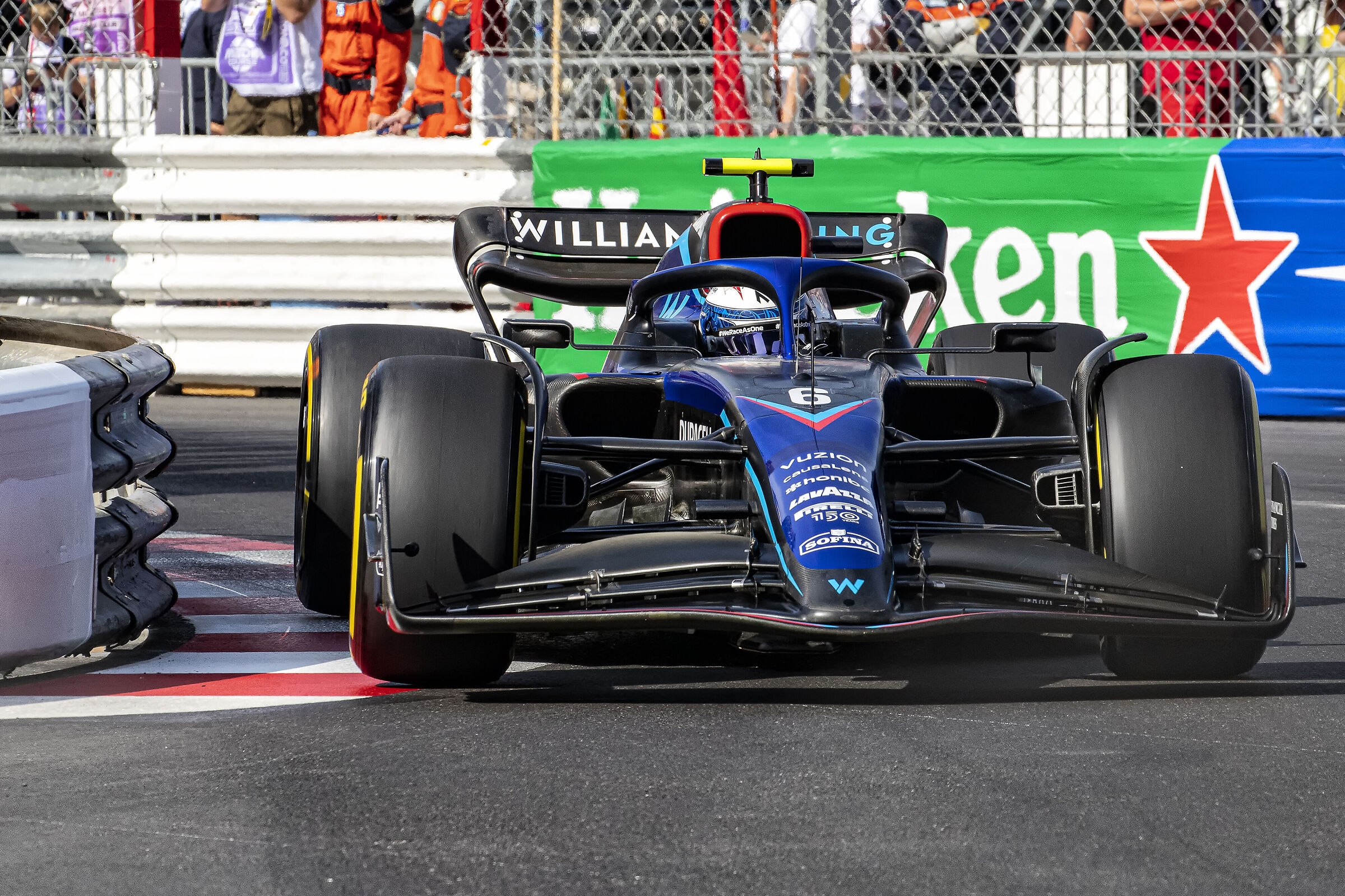 Latifi's Williams at Monaco F1 2022