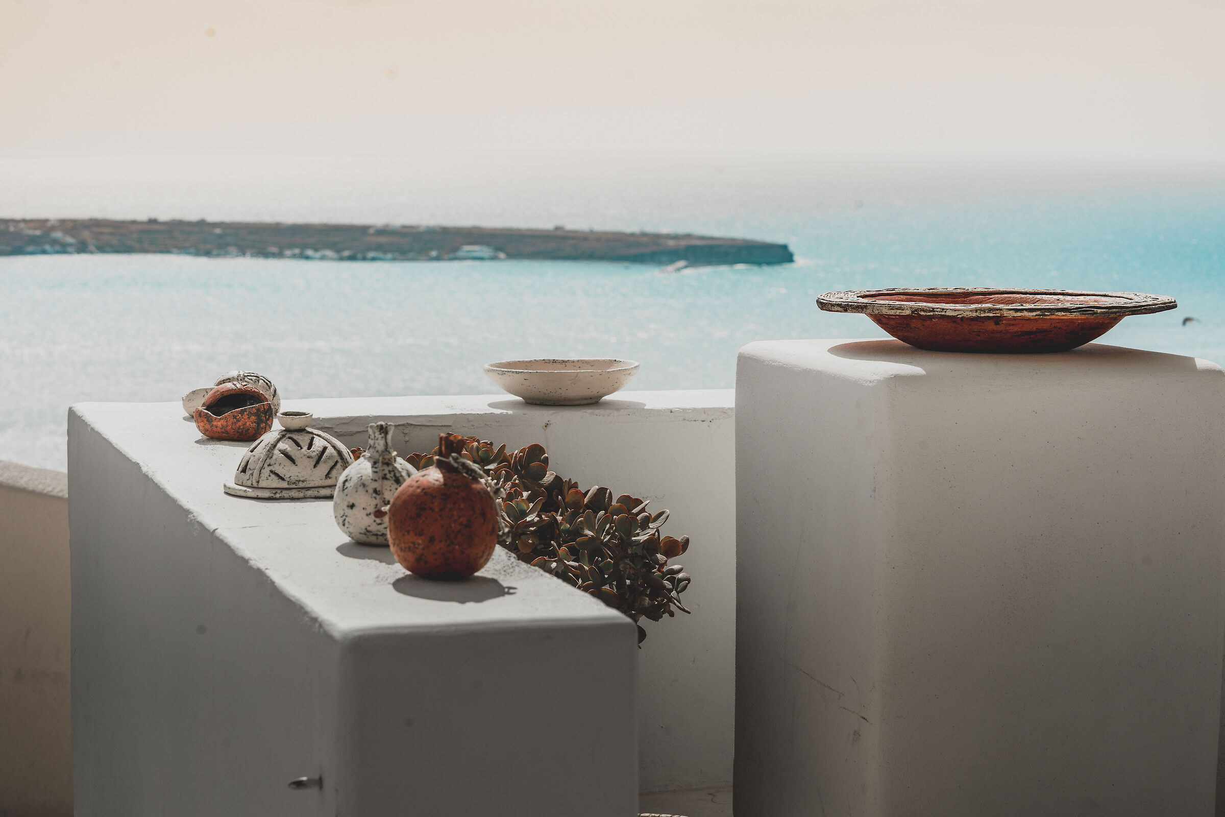 Santorini impiattata