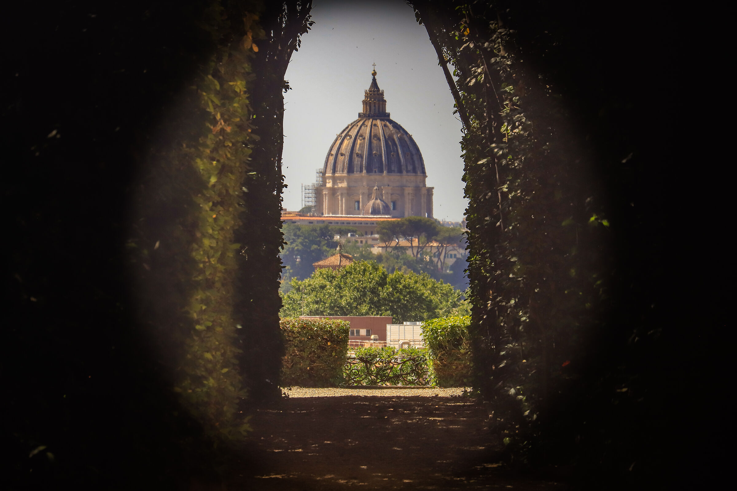Il buco della serratura dei cavalieri di Malta