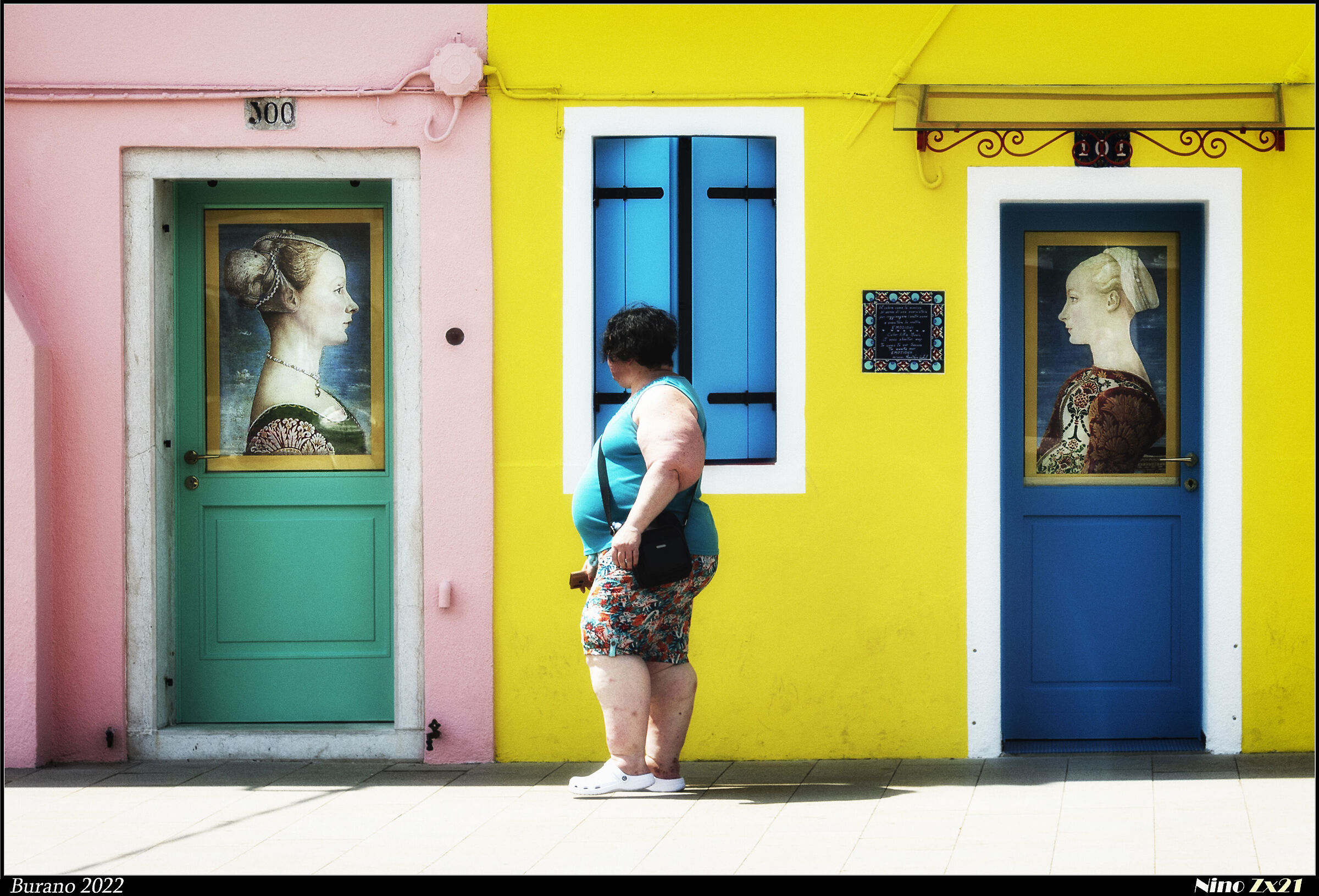 Walking through the colors of Burano