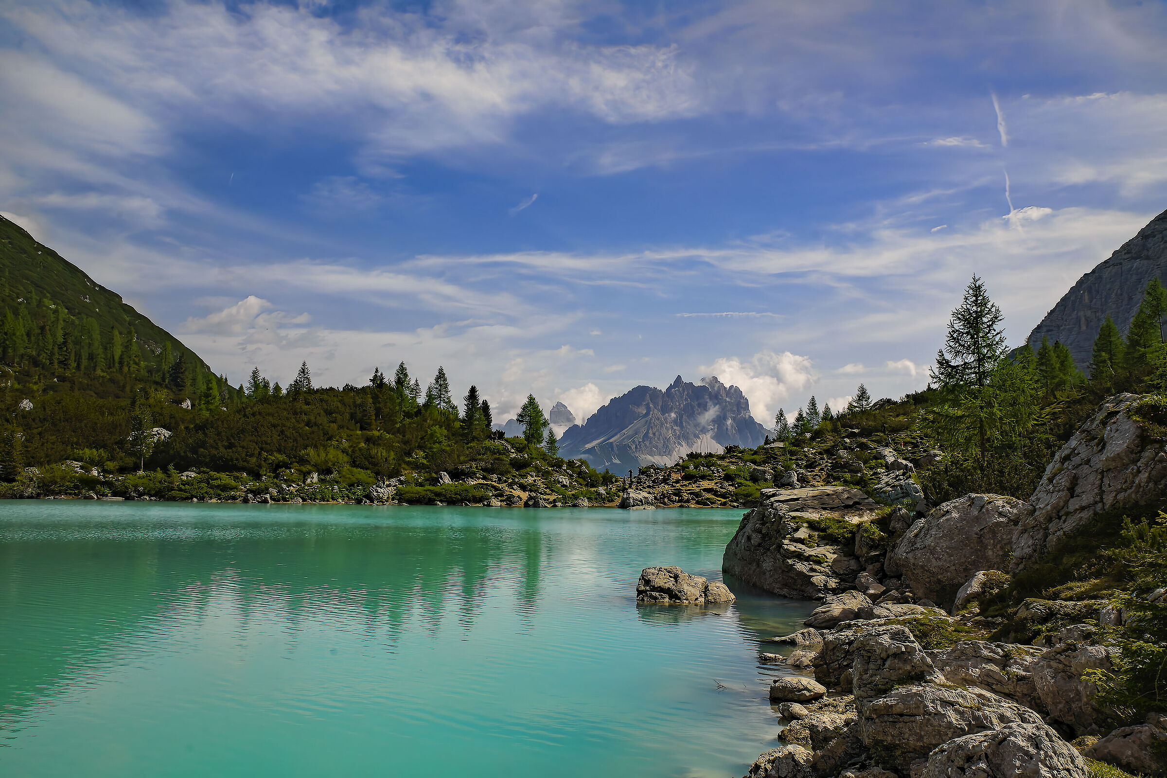 Lago del Sorapiss e cadini di Misurina