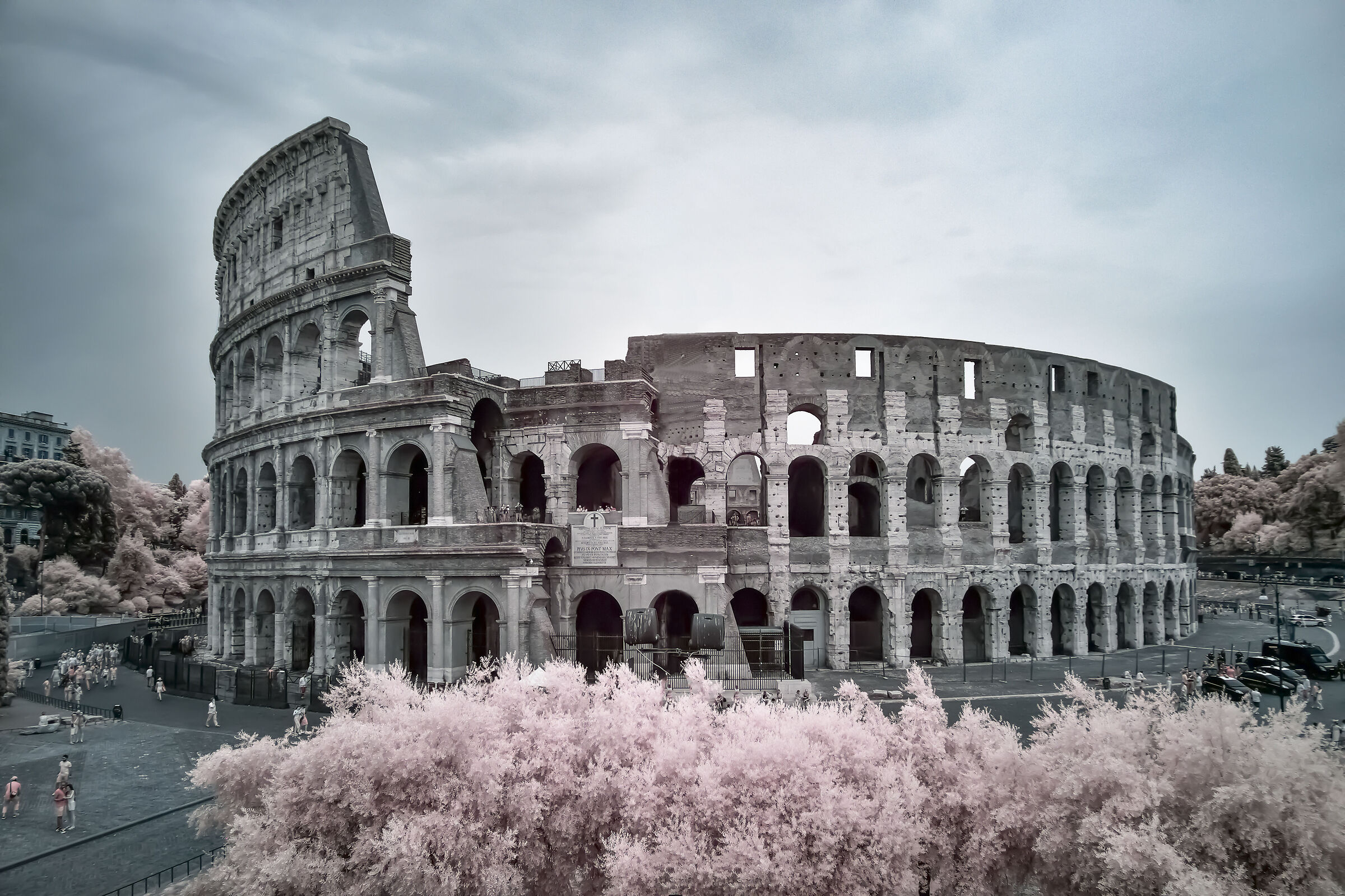 the Colosseum seen with another eye