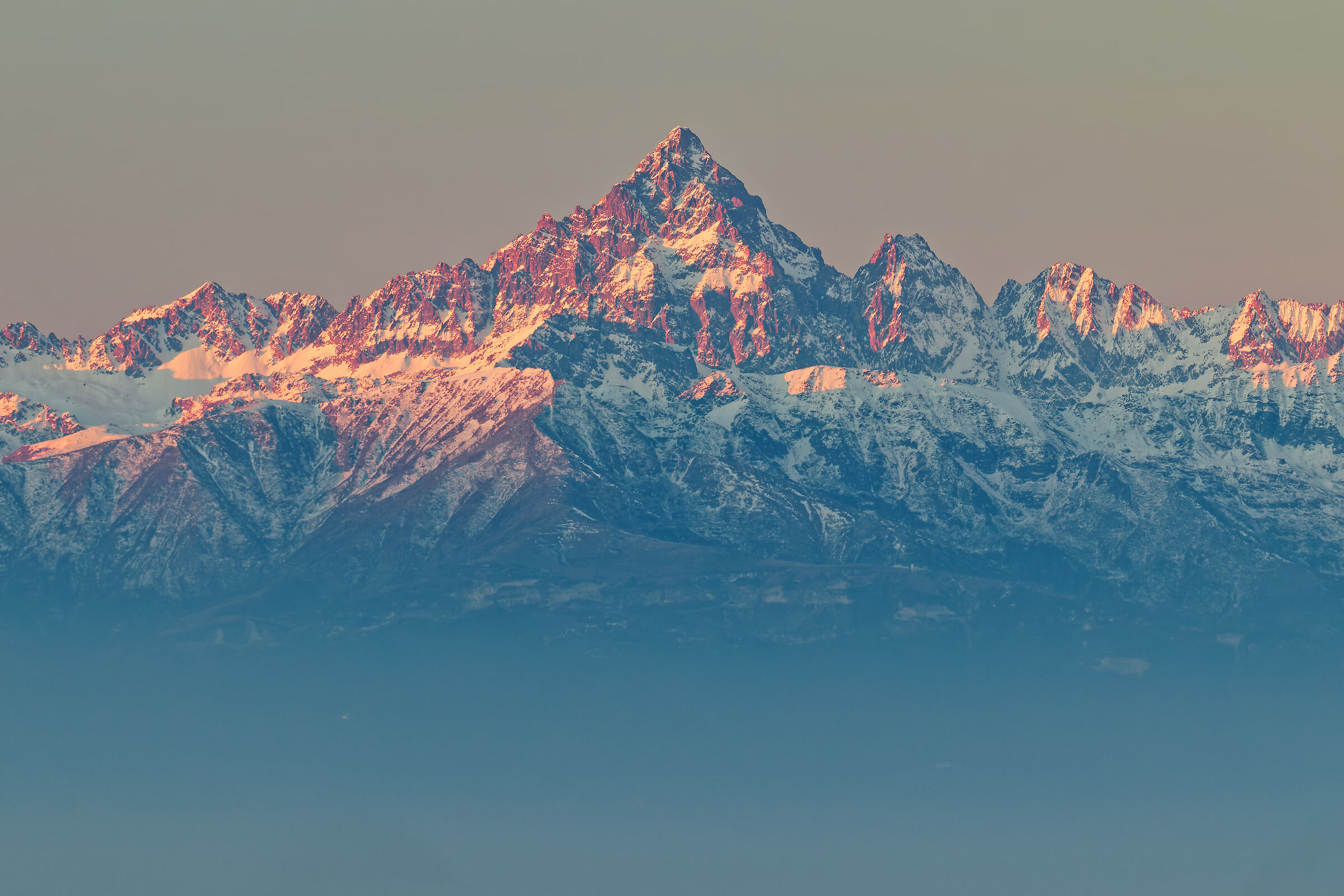 Sunrise over Monviso
