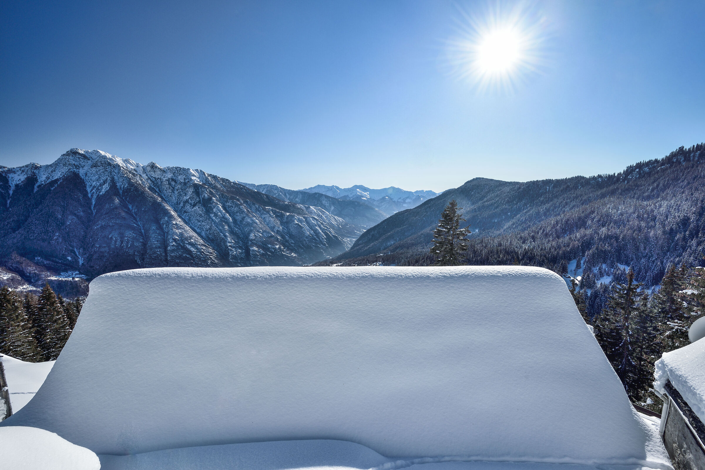snowshoeing Foppiano di Crodo-Alpe Voma-Alpe Prepiana on