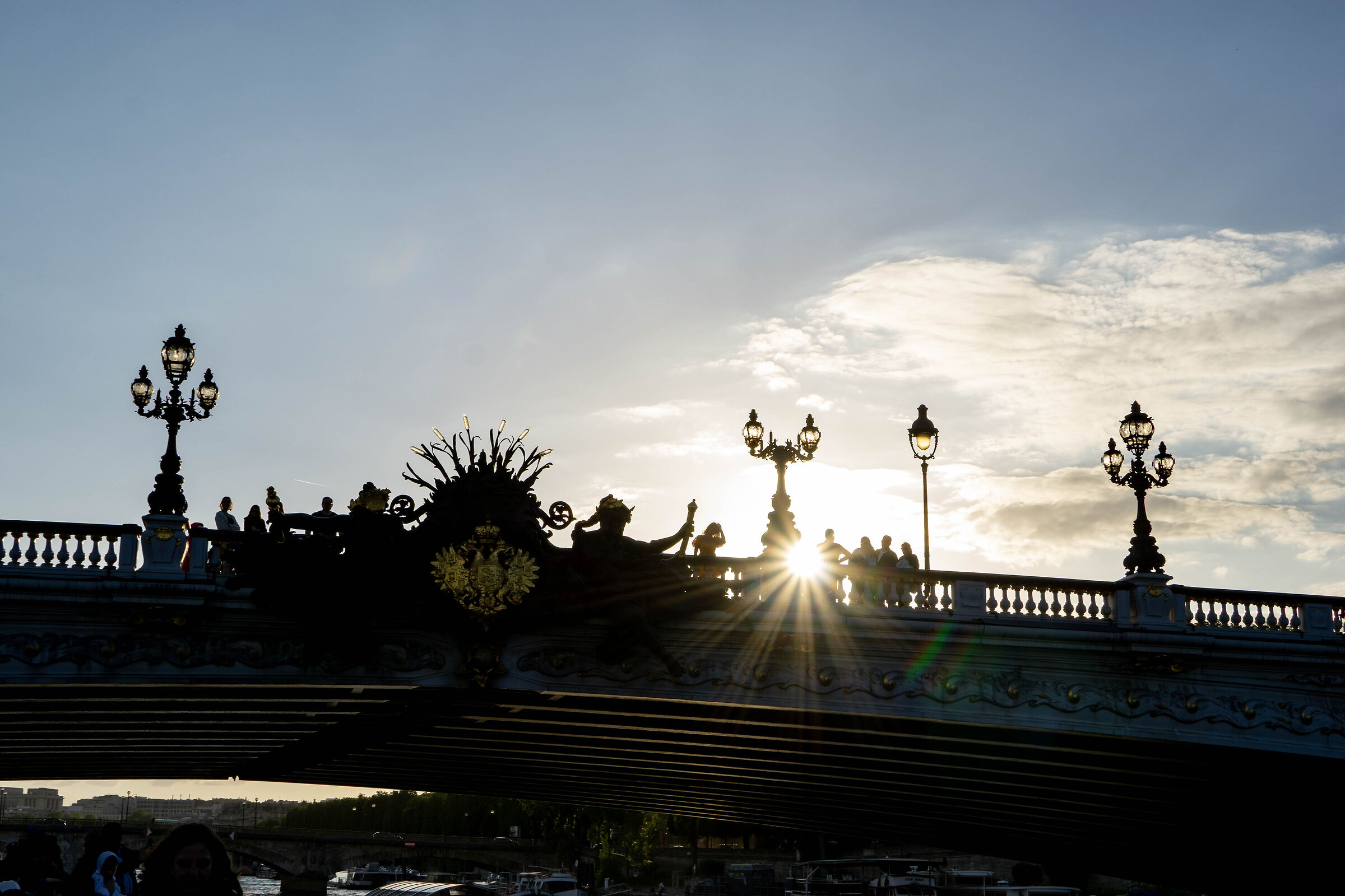 sunshine across bridge