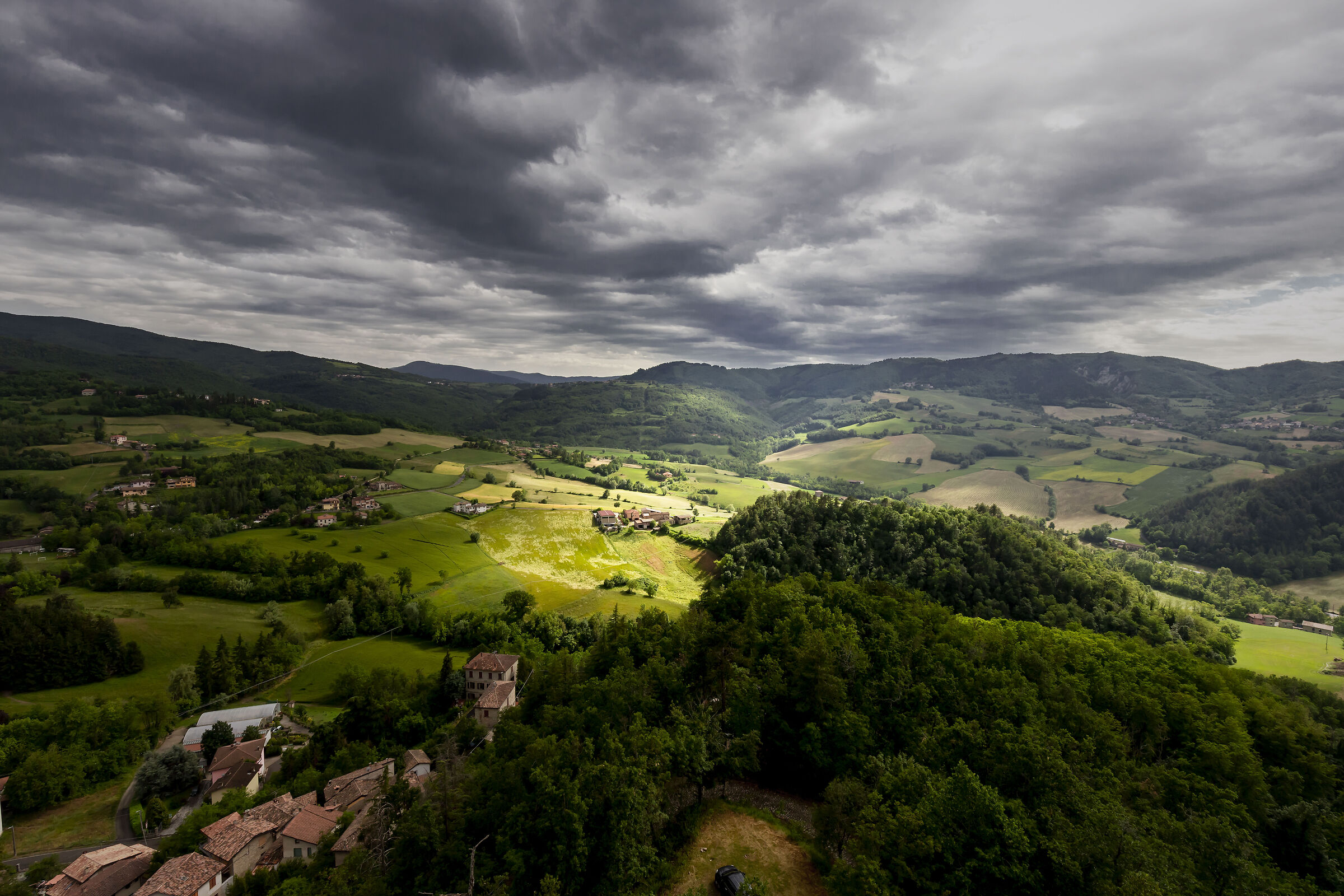 raggio di sole fra le nuvole