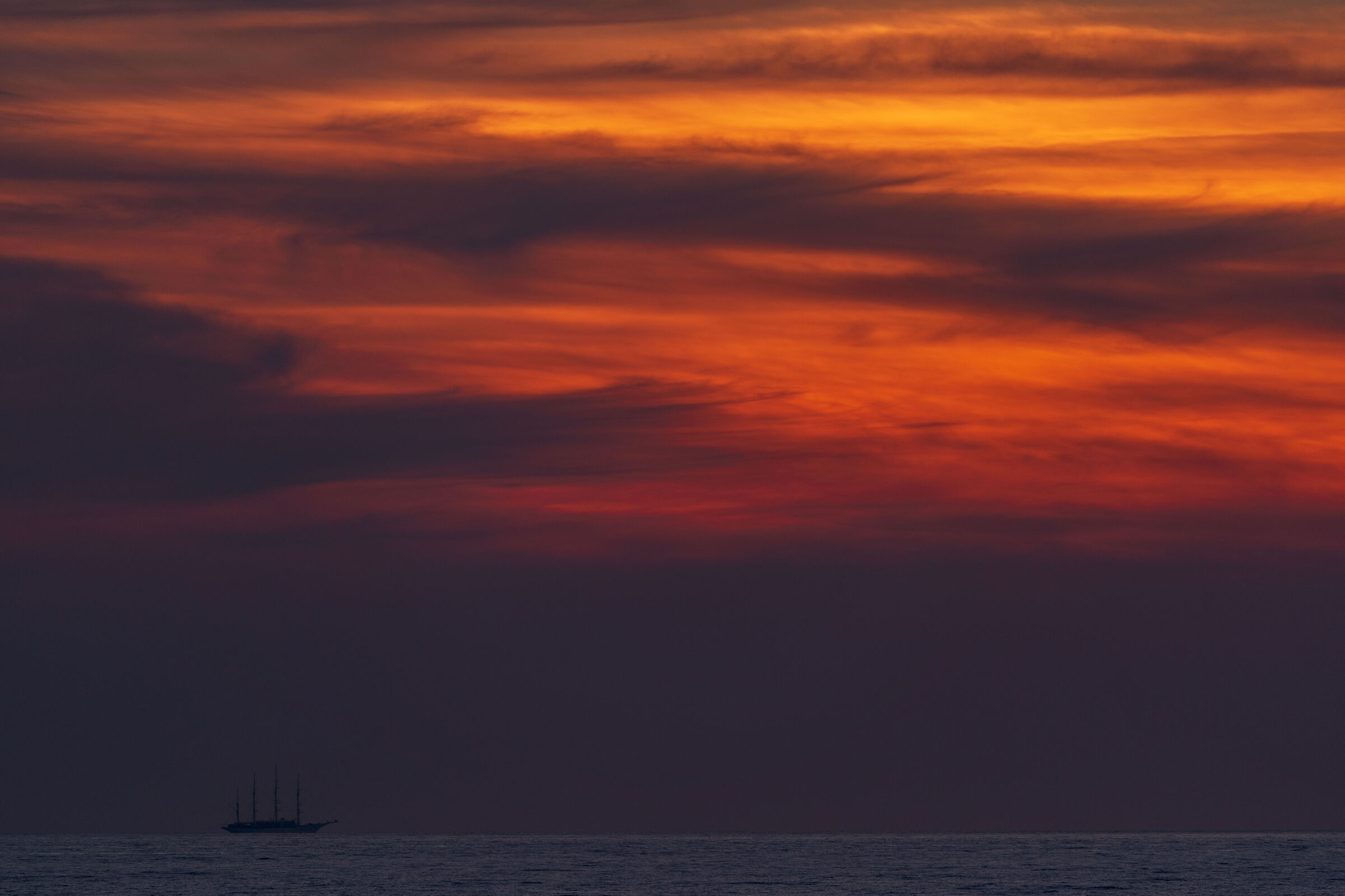 Sailing towards the sun