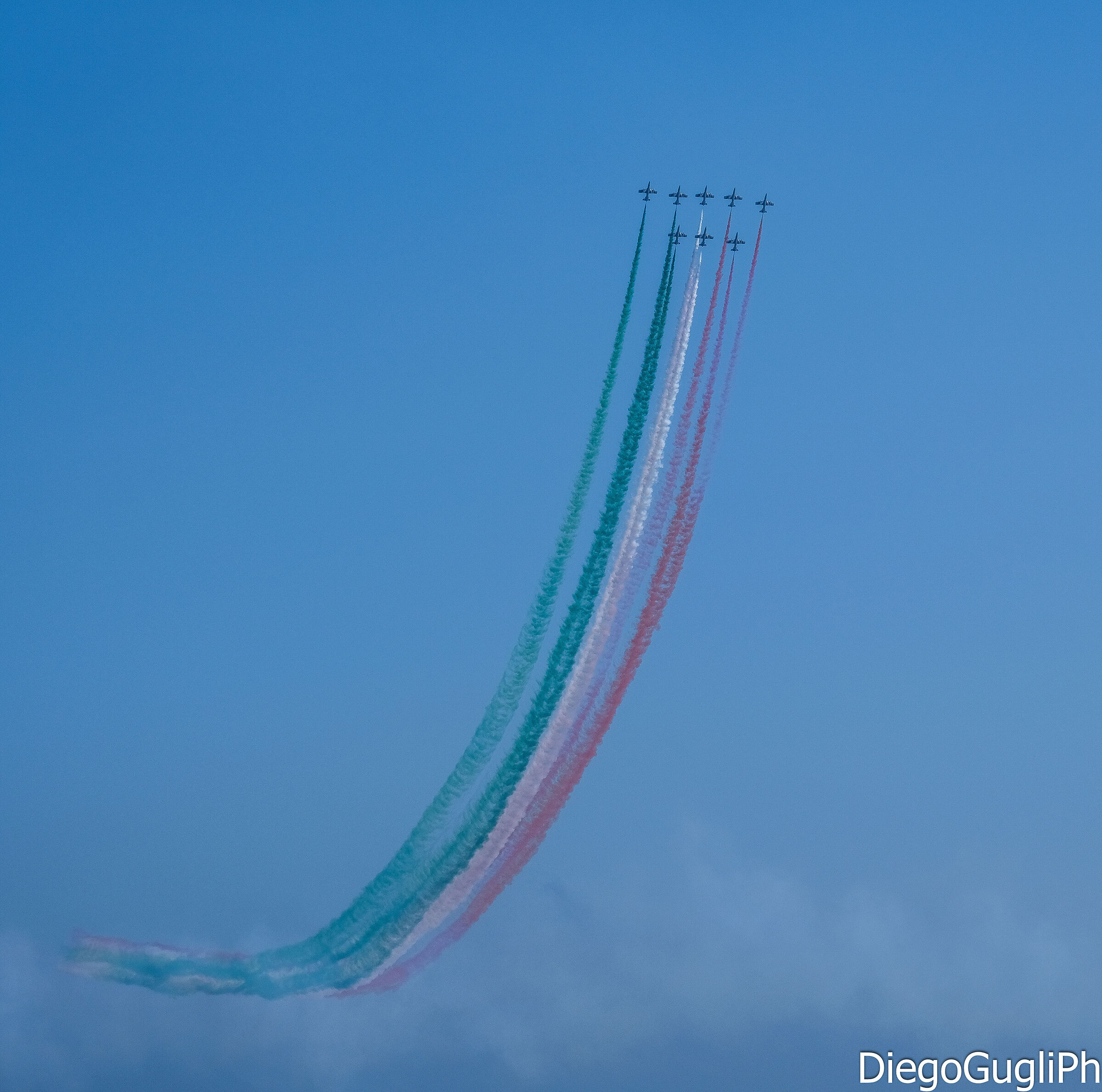 Rainbow tricolor .... Air Show tricolor arrows