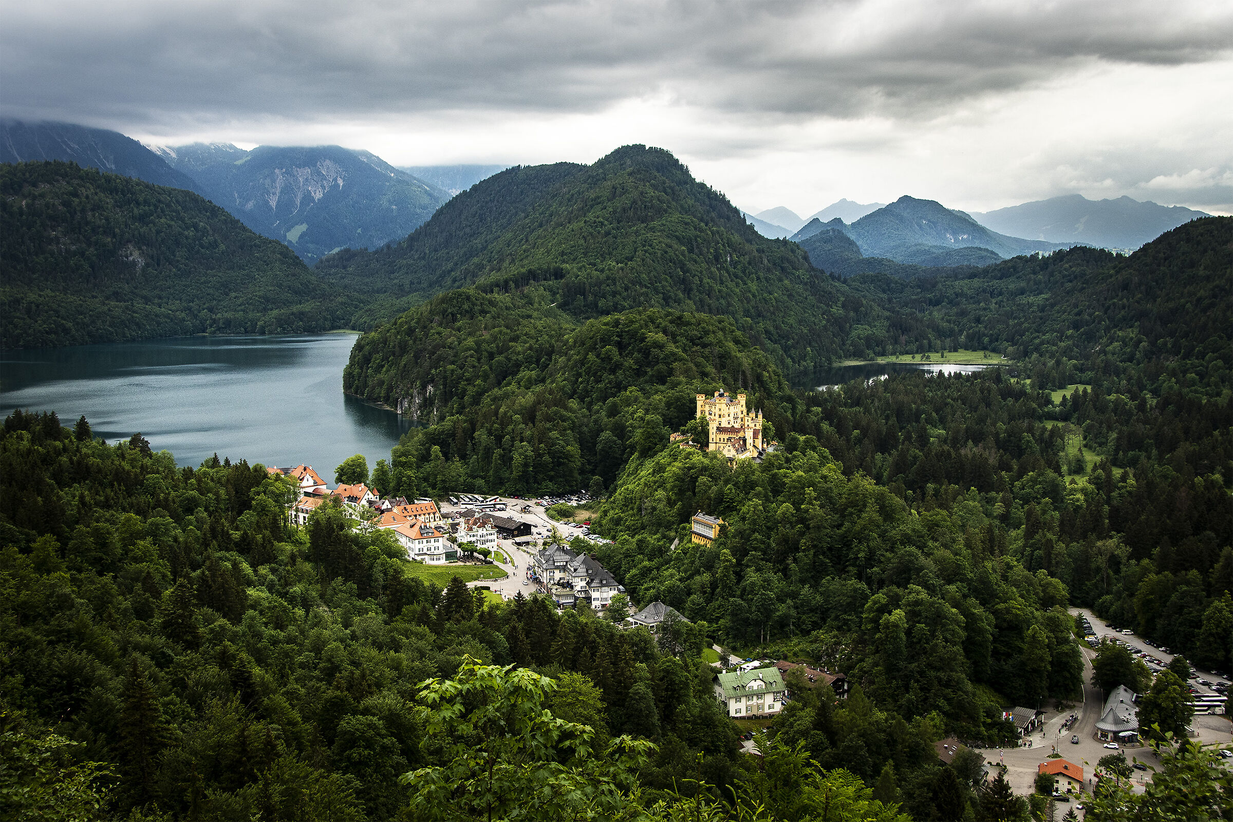 Vista dal Castello di Neuschwanstein