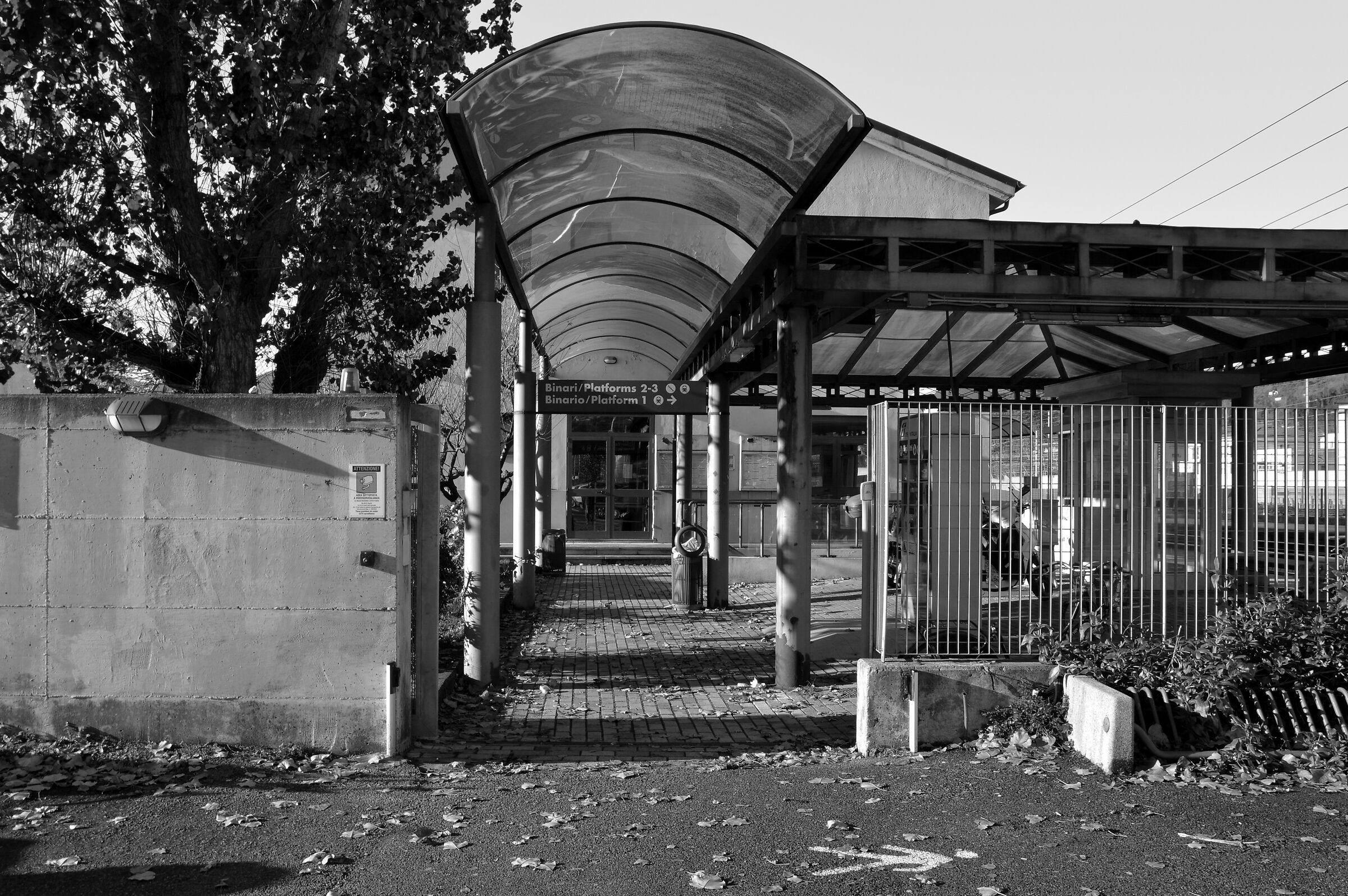 Migliarina Station Entrance