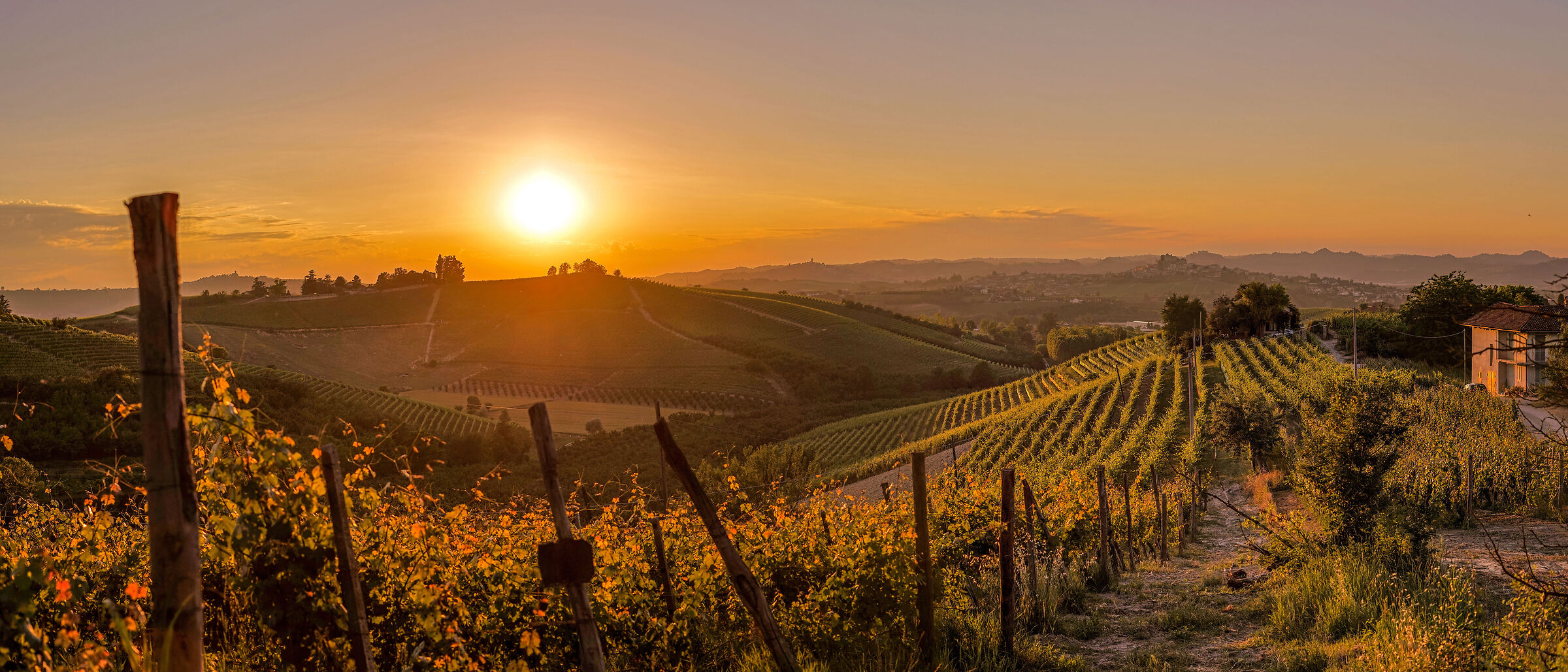 Grinzane Cavour vista Roddi