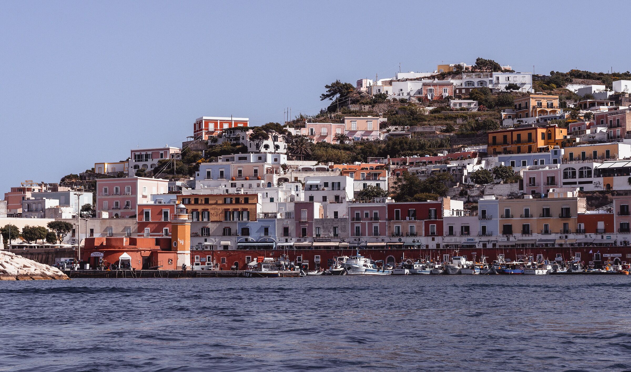 Ponza , the port