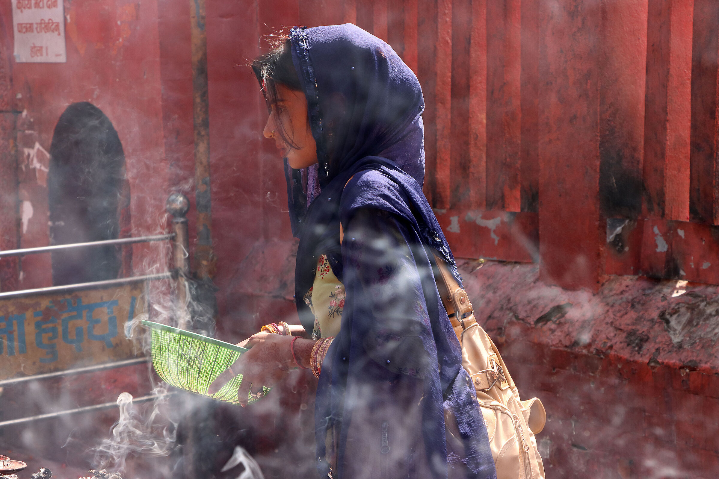devotion to Visnu temple