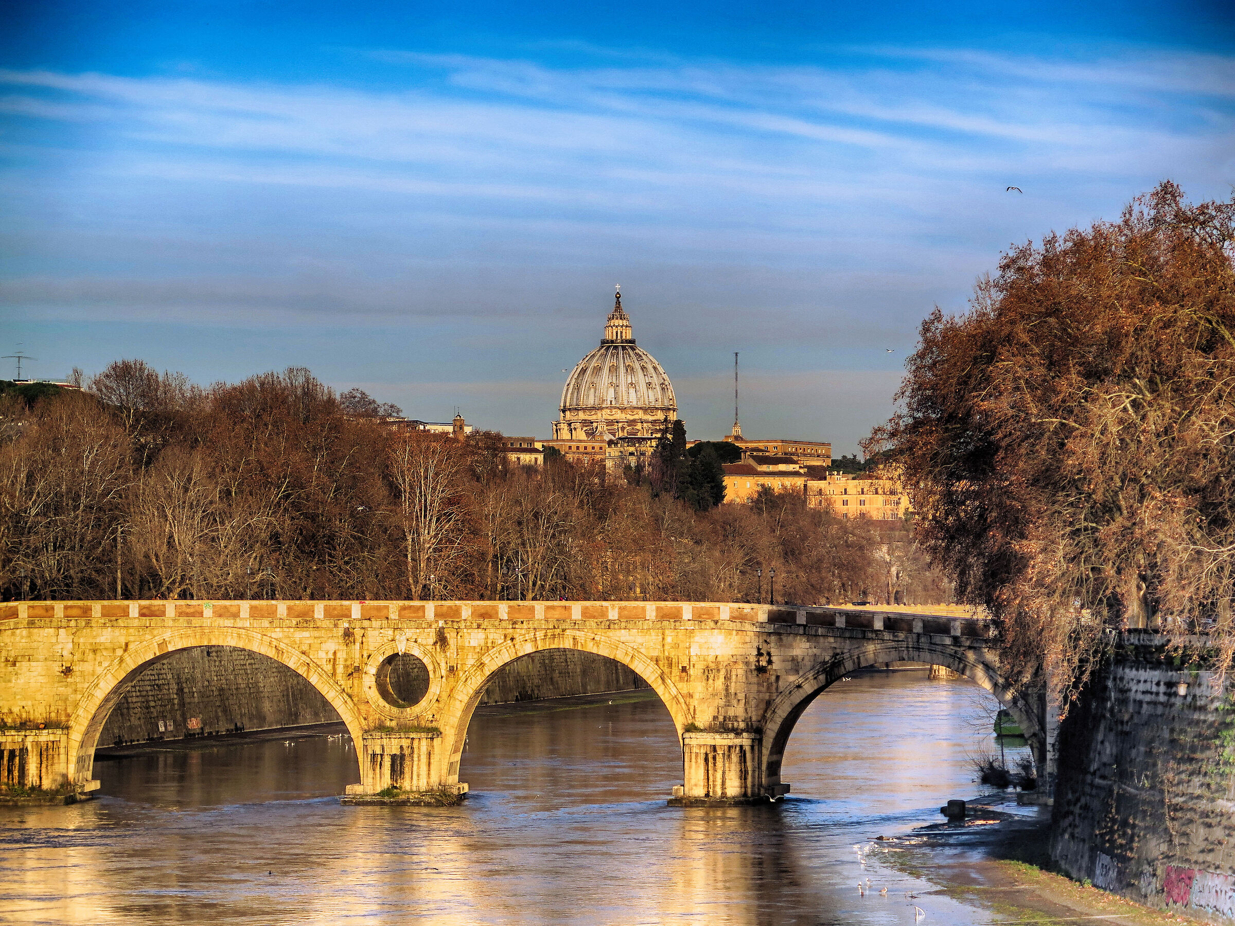 Ponte Sisto in the early morning