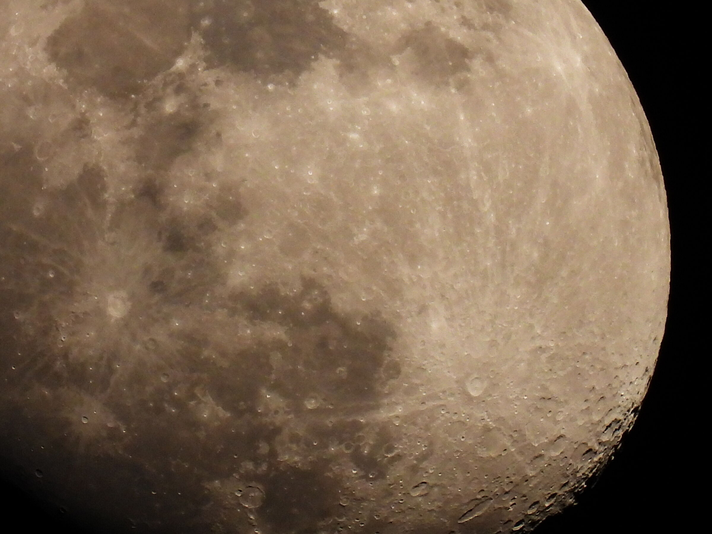 Detail on the craters