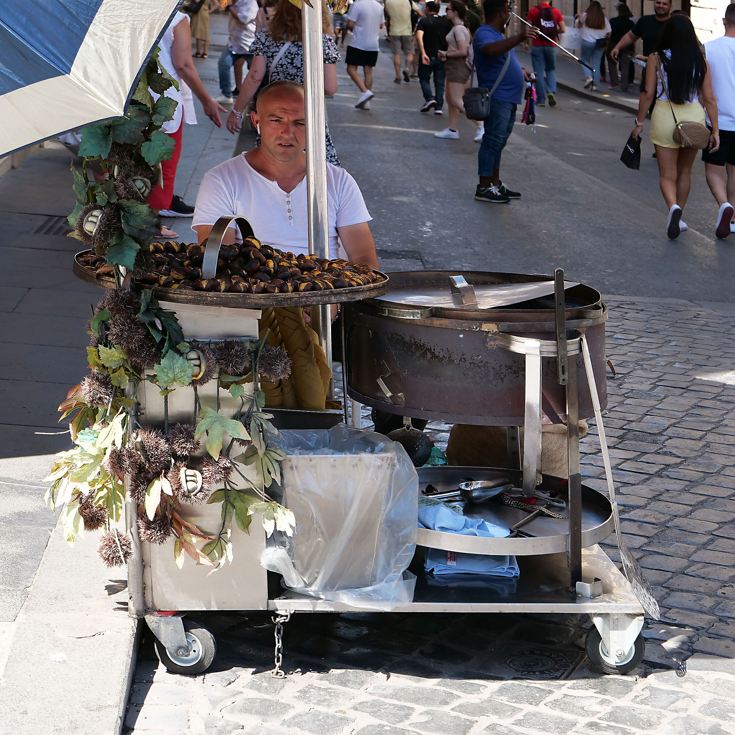 Caldarroste a Roma 6 giugno
