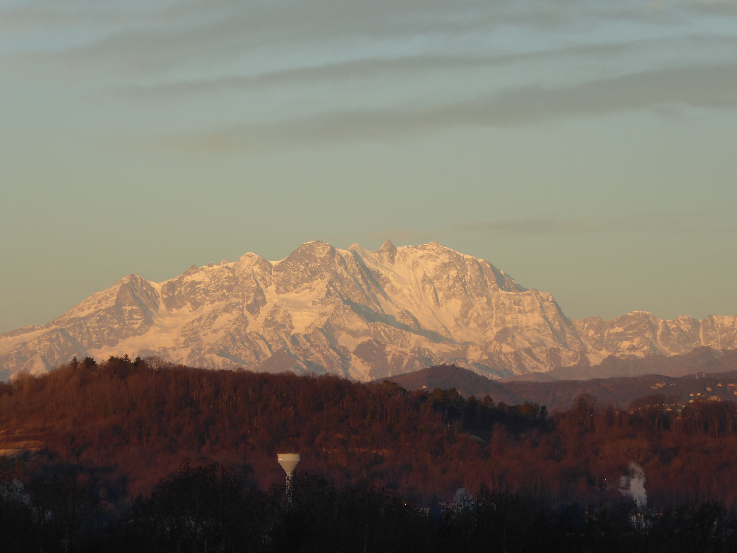 Monte Rosa at dawn