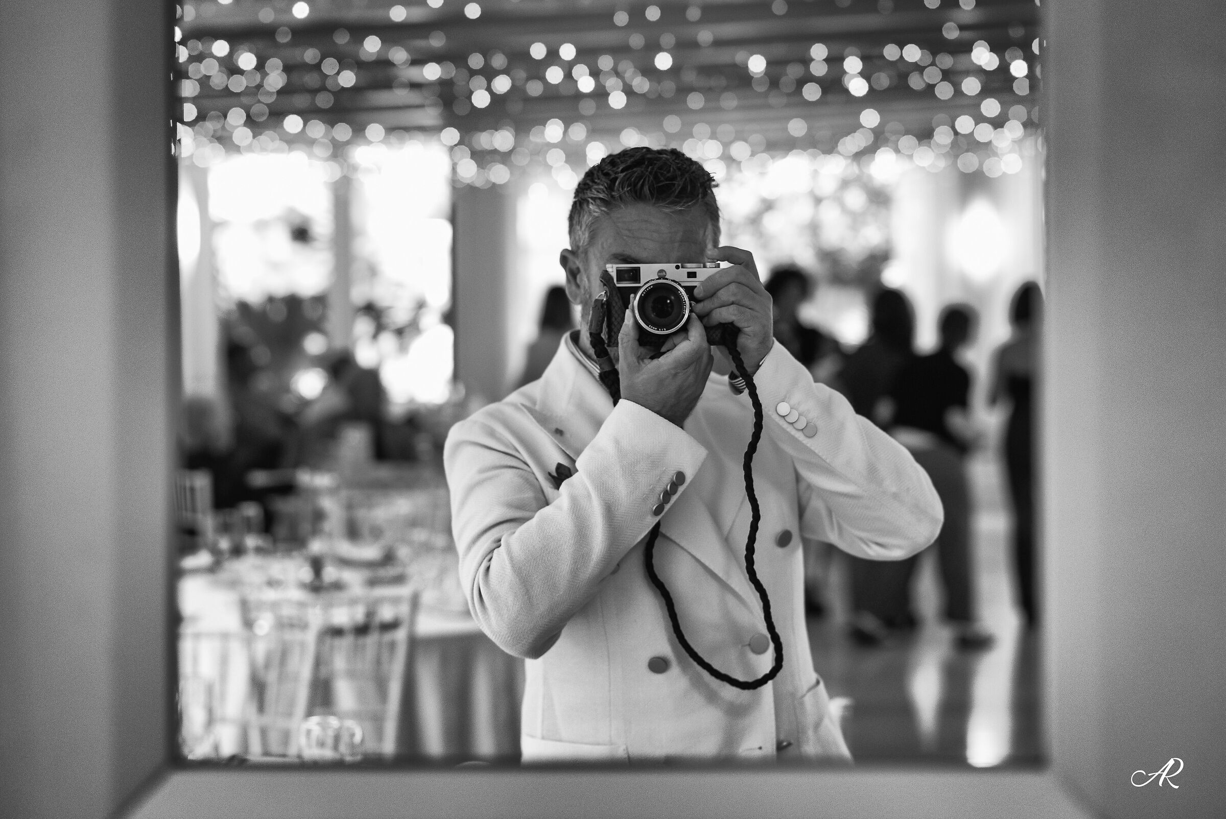 Self-portrait with Leica