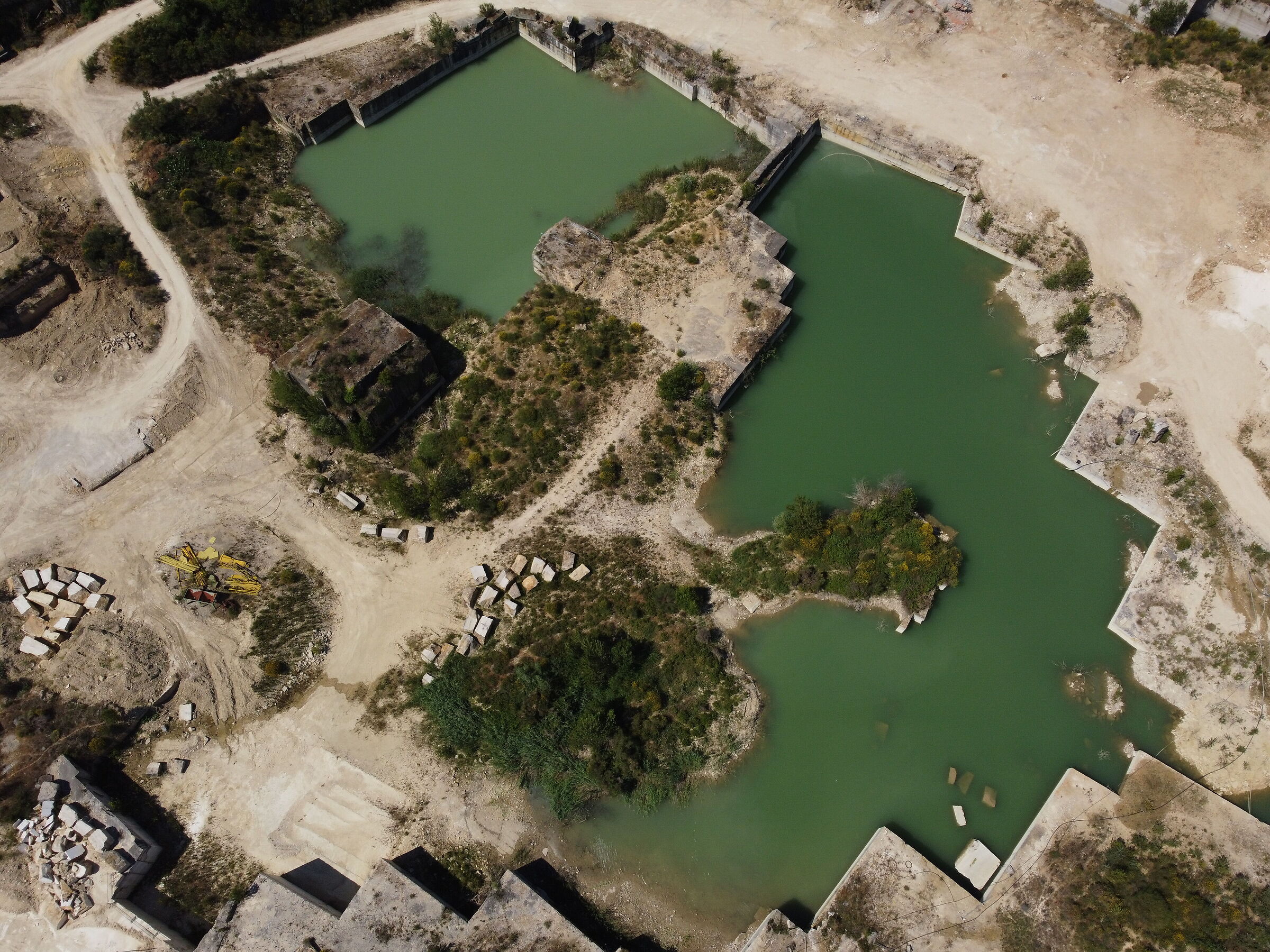 Travertine quarry - Rapolano Terme