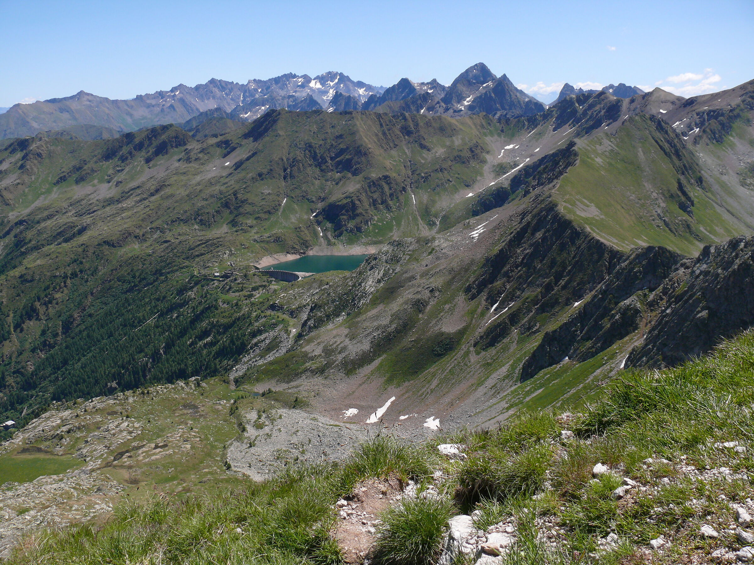 Lago di Publino dal Corno Stella
