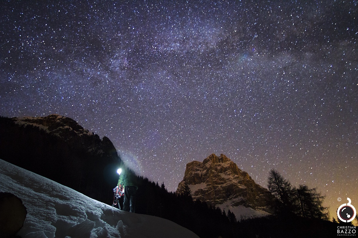 Tommy under the milky