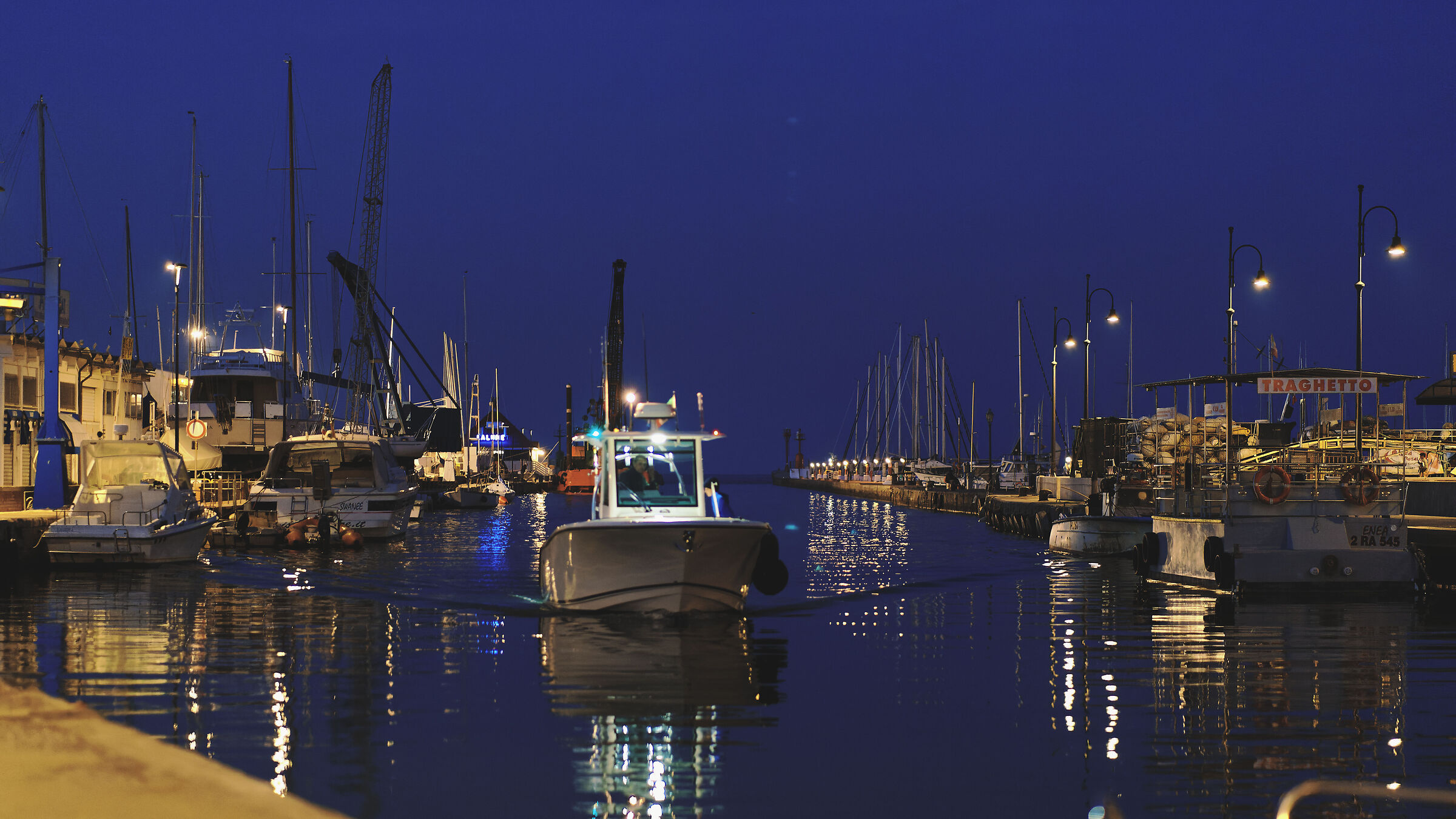 Porto di Cervia - il rientro